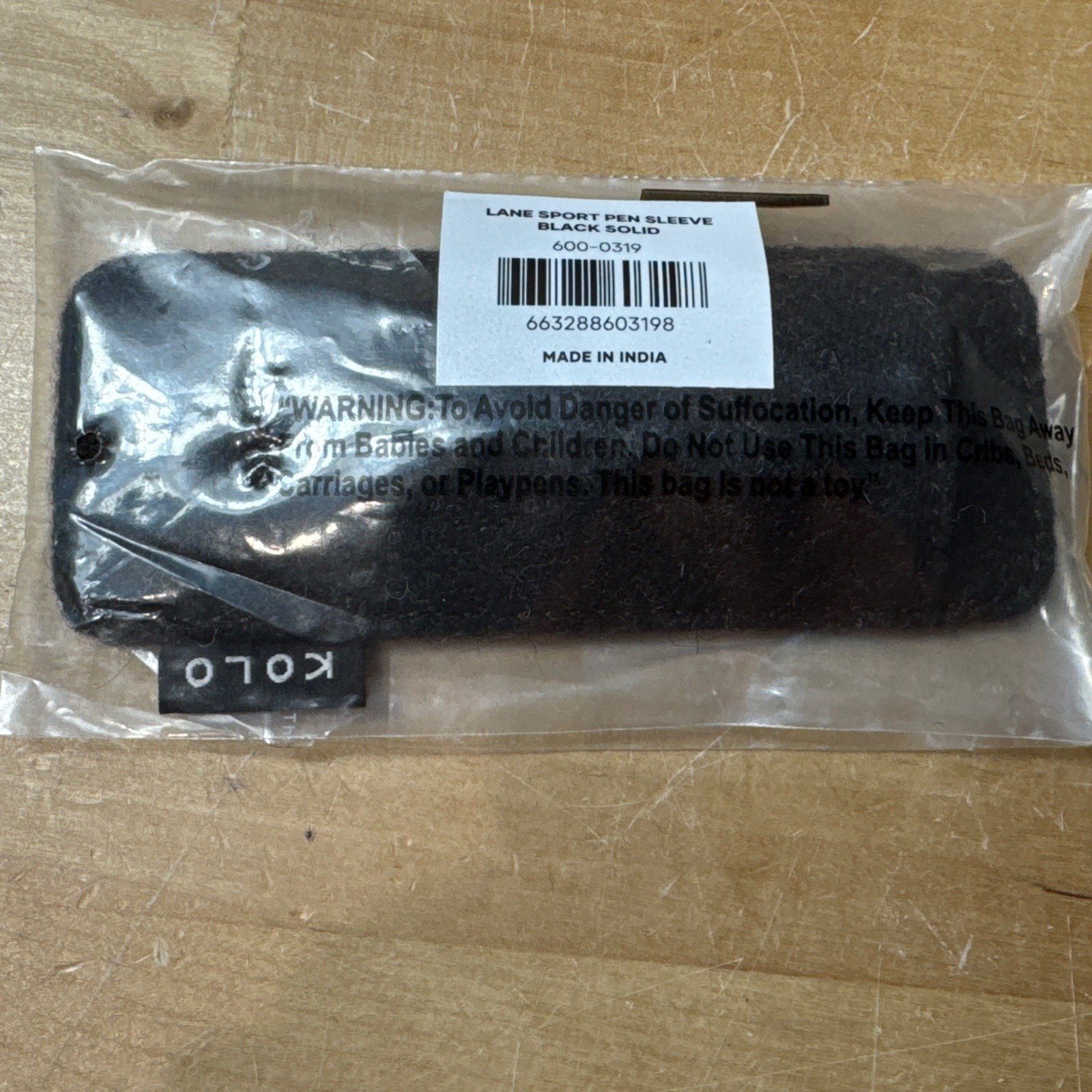 KOLO LANE SPORT PEN SLEEVE BLACK SOLID