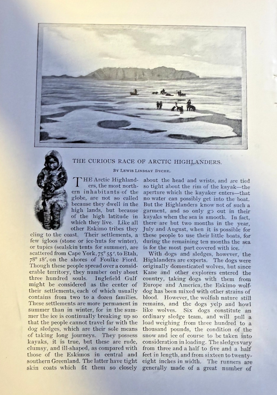 1896 Arctic Highlanders Eskimos Cape York Etah Foulke Fjord
