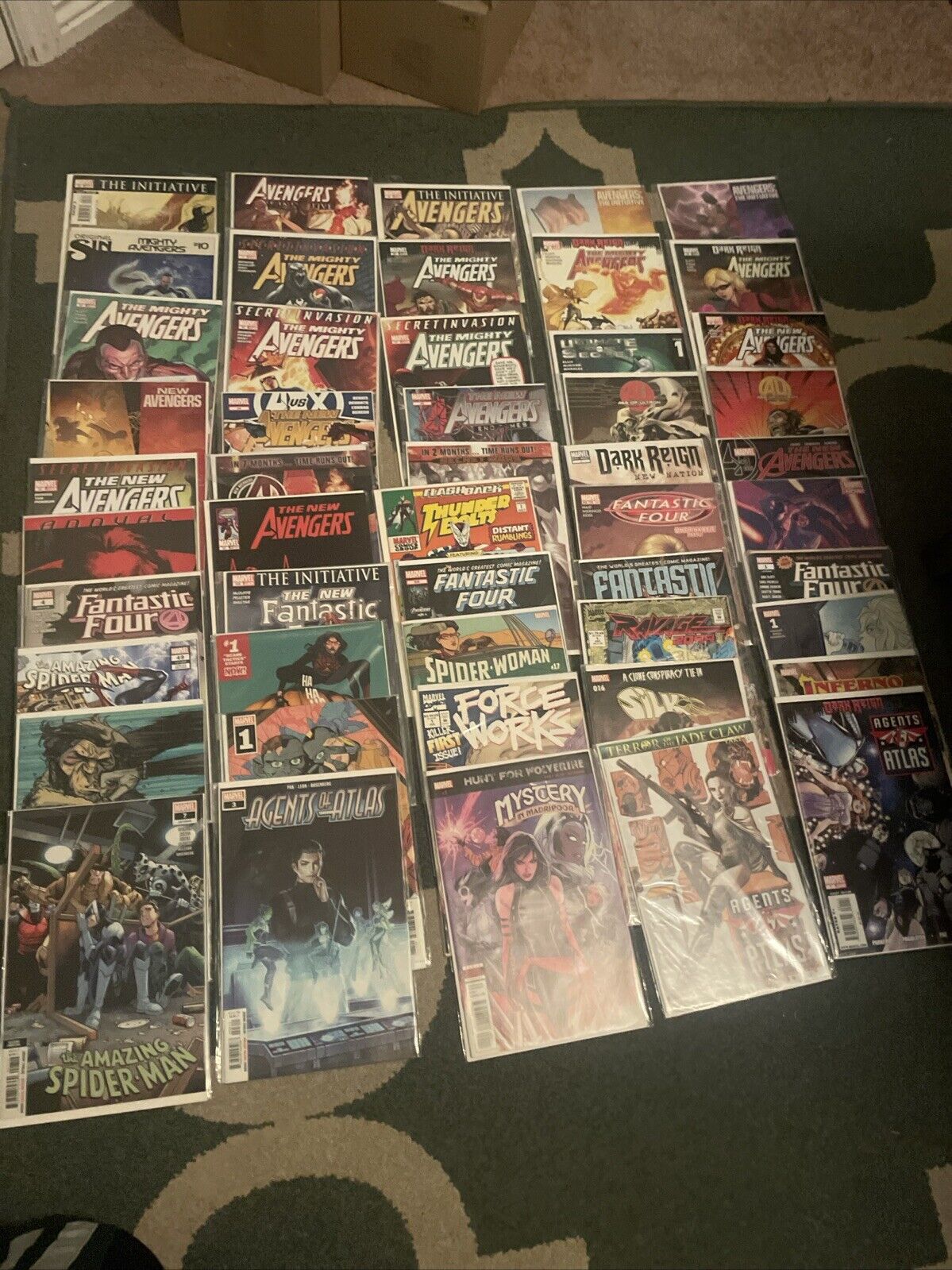 Marvel 50 Comic Book Lot, Spider-Man, Fantastic Four, Avengers, Others Lot M2
