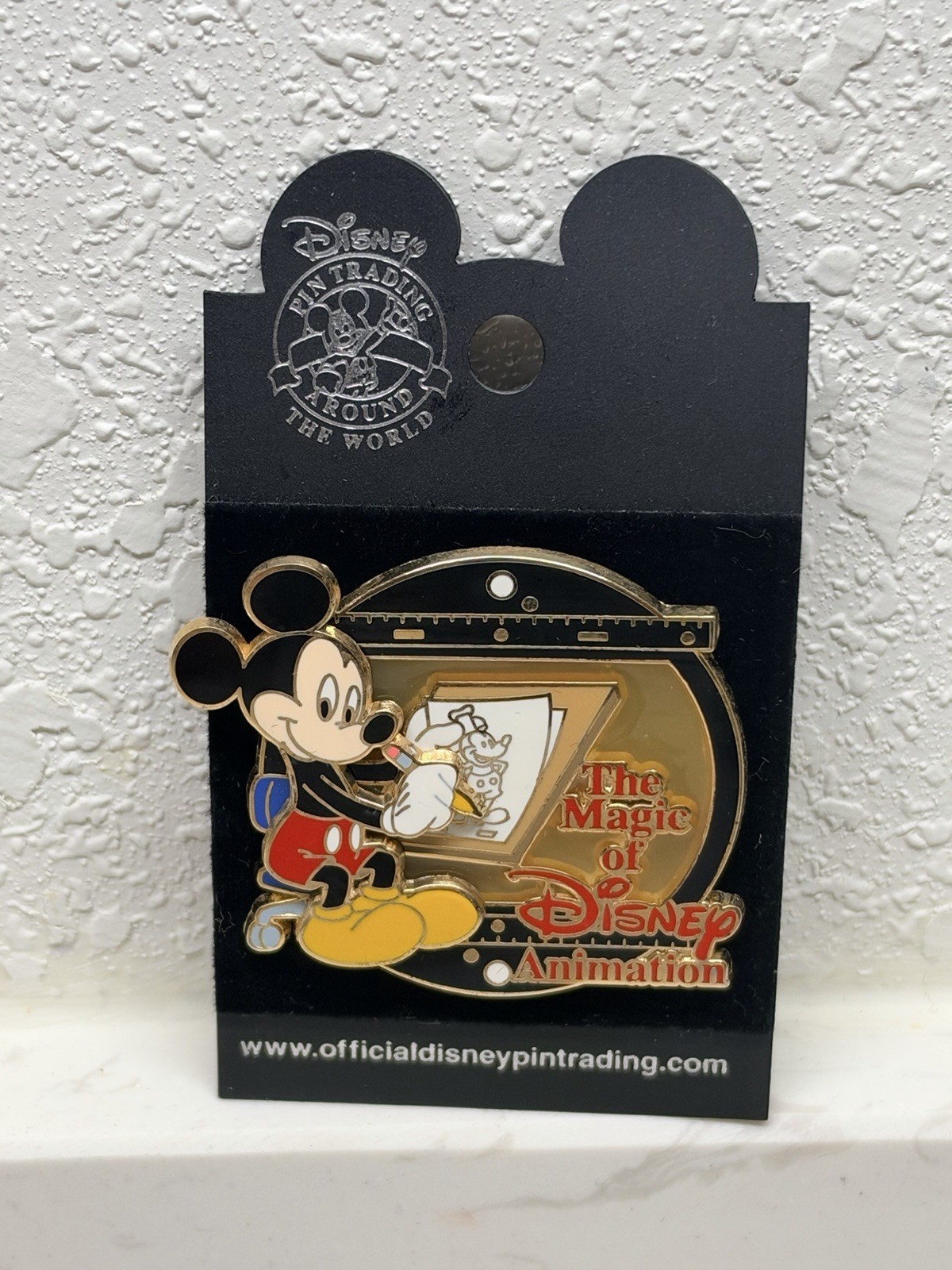 Disney - The Magic Of Disney Animation - Logo - Mickey Mouse Artist 3D Pin