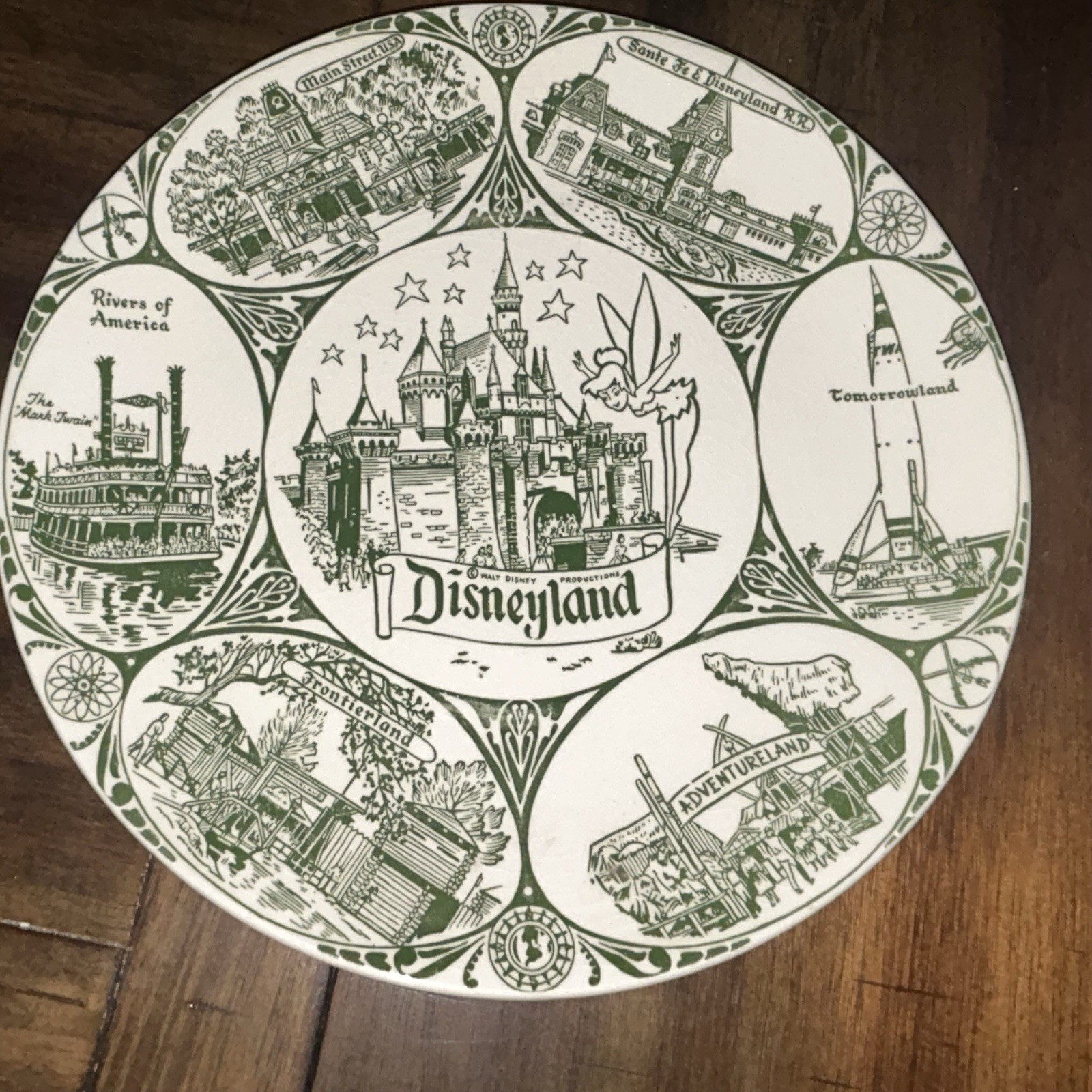 Disneyland Collectors Souvenir Plate Vintage