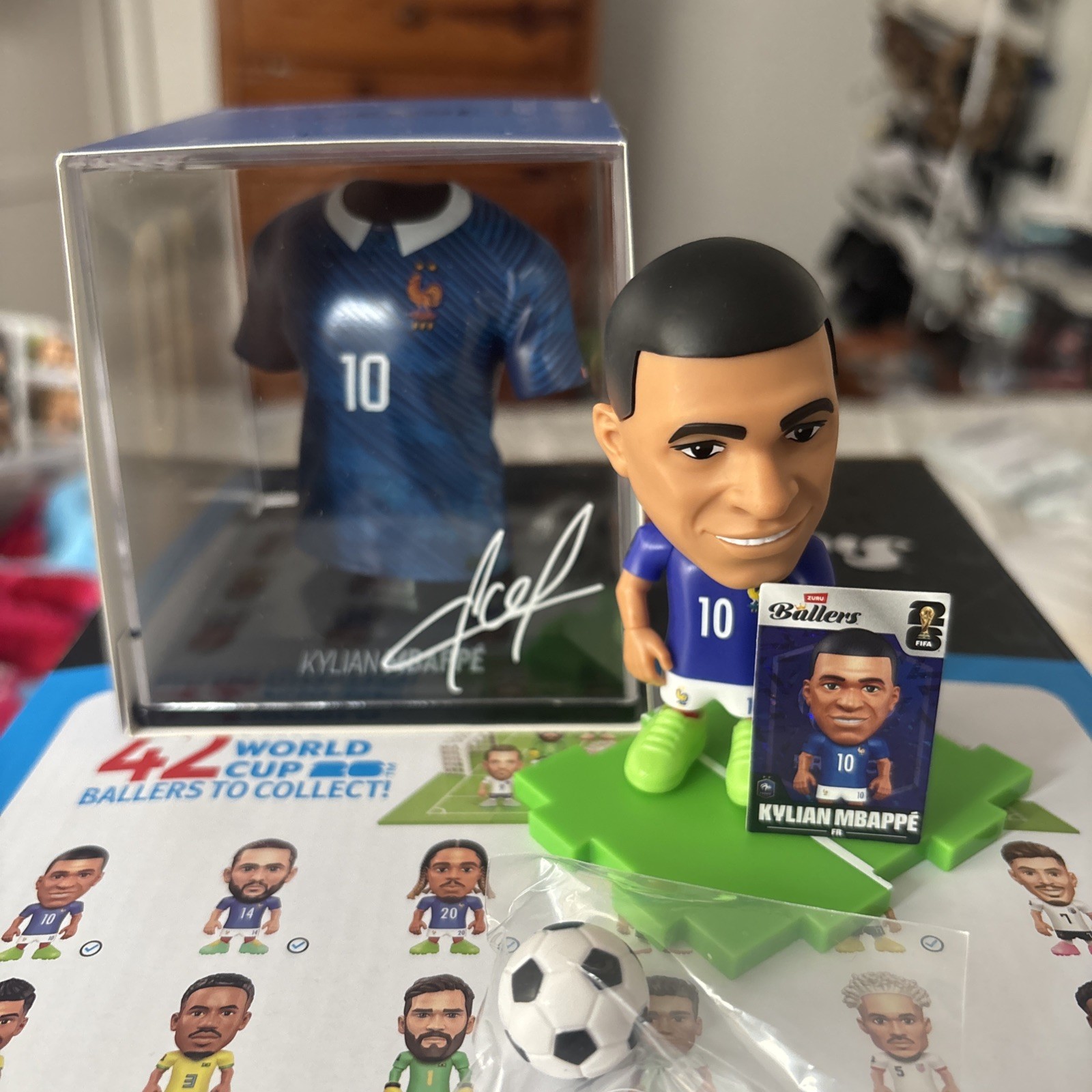 MyJersey FanCollex Kylian Mbappé 2026 Home Jersey #10 & ZURU Ballers Mbappe 