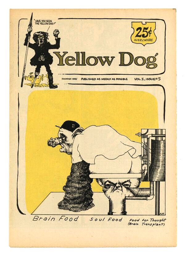 Yellow Dog #5 R. Crumb Cover The Print Mint 1973 VF+