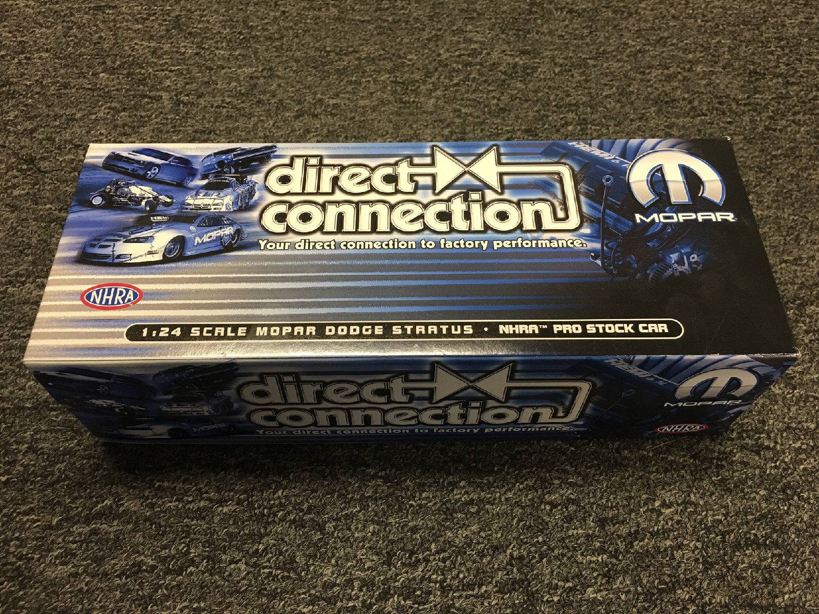 (2) Mopar/Direct Connection Dodge Stratus NHRA Pro Stock Die-Cast Car 1/24 Scale