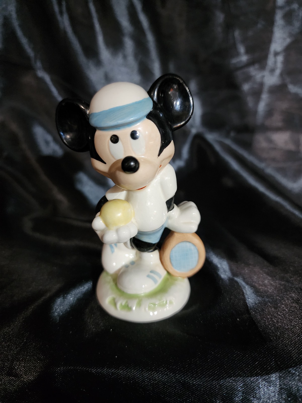 Vintage Mickey Mouse Figurine, Goebel, W. Germany Tennis Player Disney