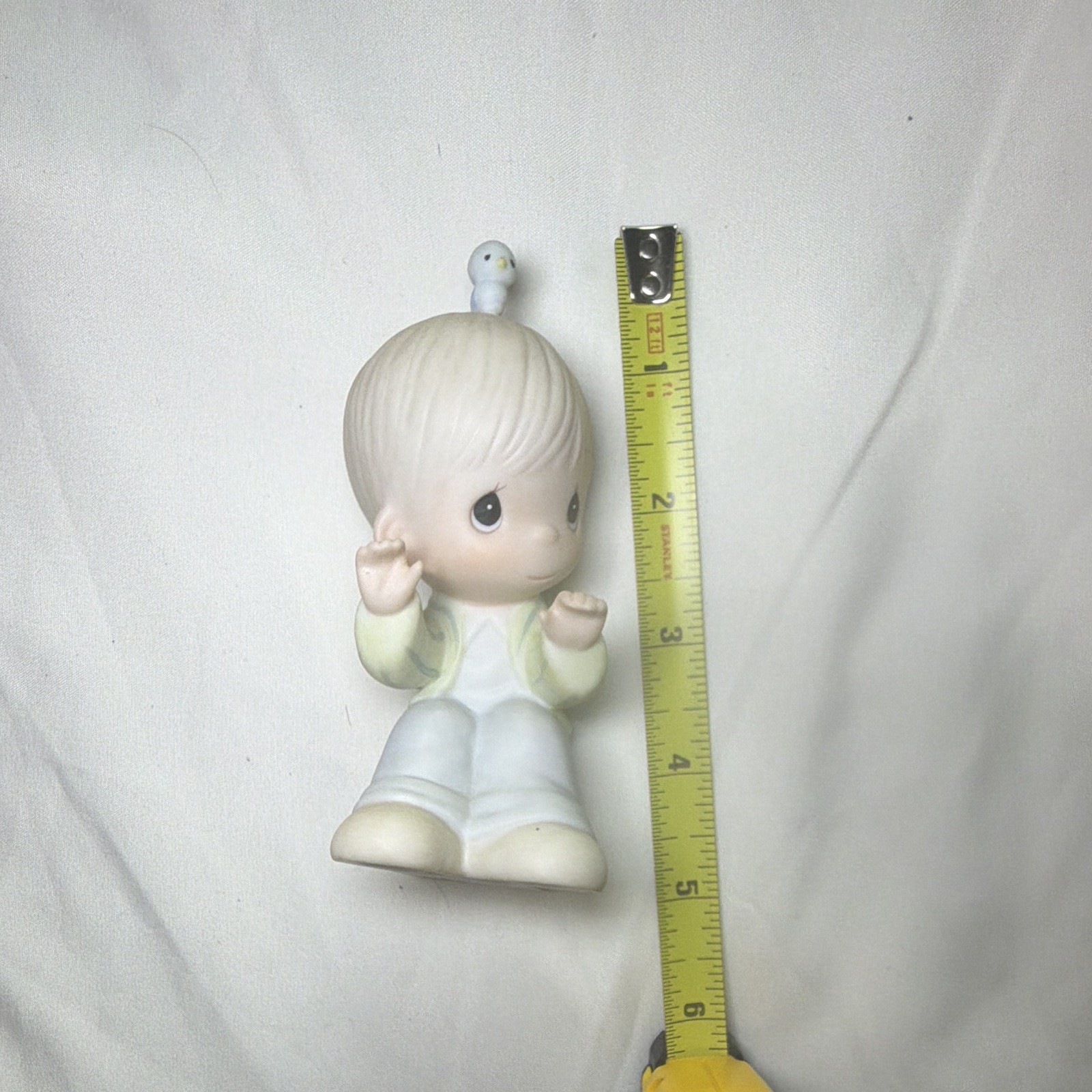 Enesco Precious Moments Samuel J. Butcher Angel Figurine 3in Porcelain 2002
