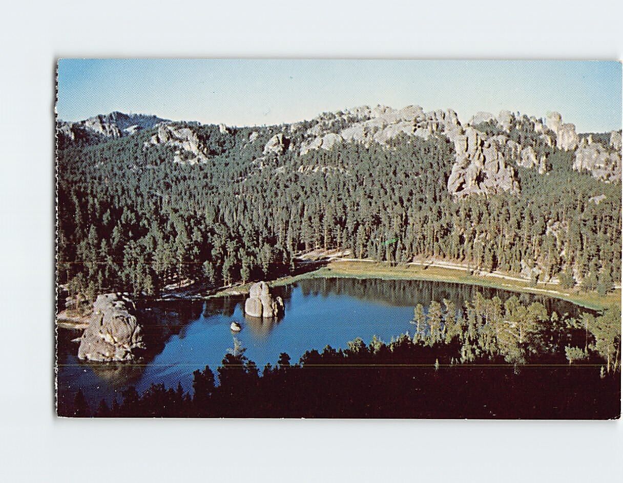 Postcard Sylvan Lake South Dakota USA