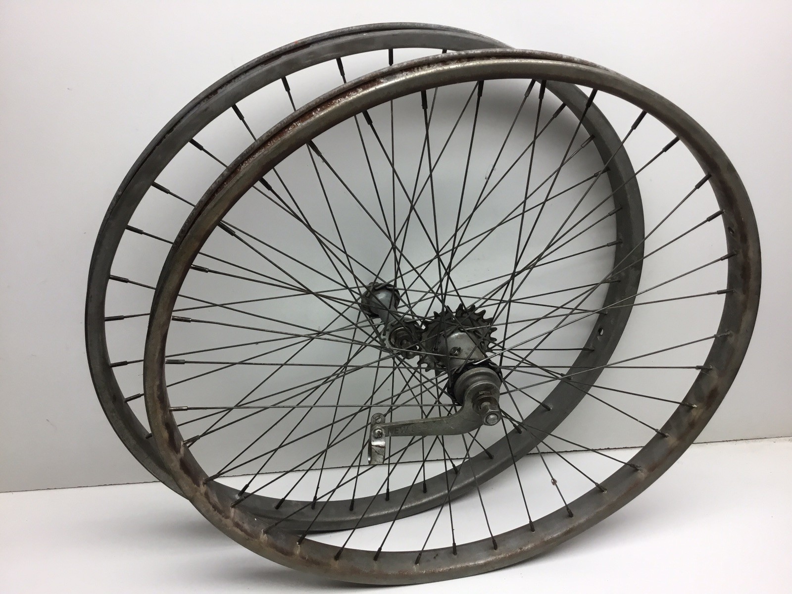 Vintage 1940/50s 26” 2.125” Bicycle Wheels Rims Roadmaster CWC Western Flyer 