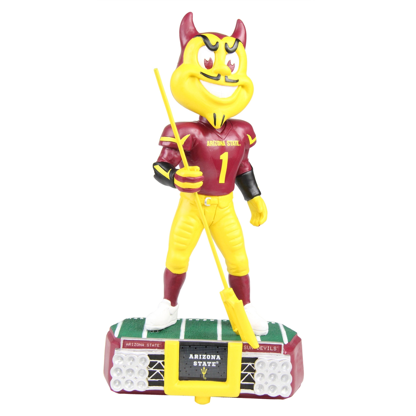 Sparky the Sun Devil Arizona Sundevils Stadium Lights Bobblehead NCAA College