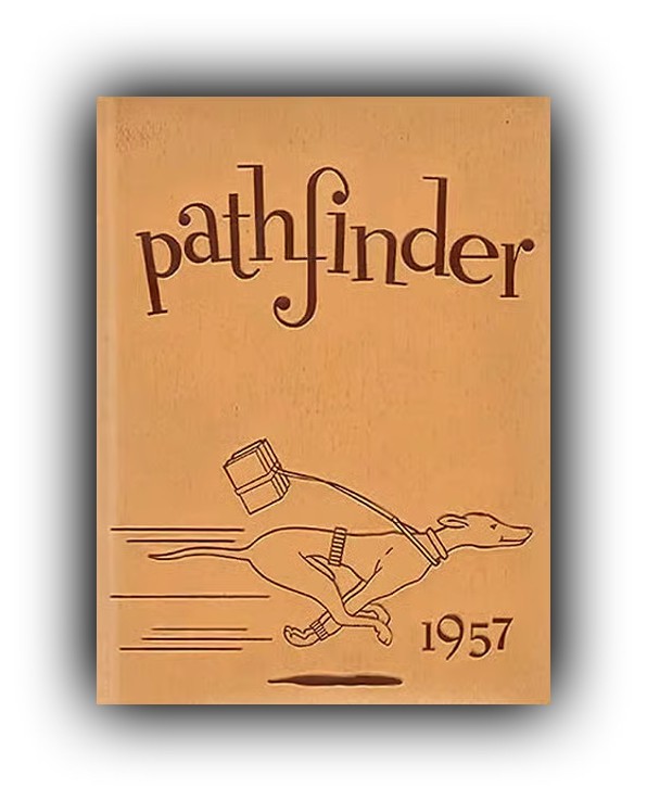 Burlington Iowa High School 1957 Yearbook \'Pathfinder\' *ORIGINAL*