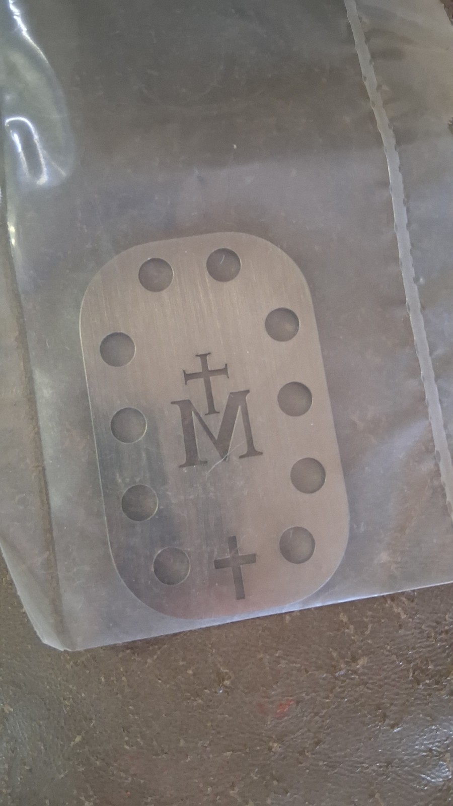 Steel Rosary Card MADE IN USA Wallet Rosary NEW Catholic Steel Rosary Card MADE IN USA Wallet Rosary NEW Catholic