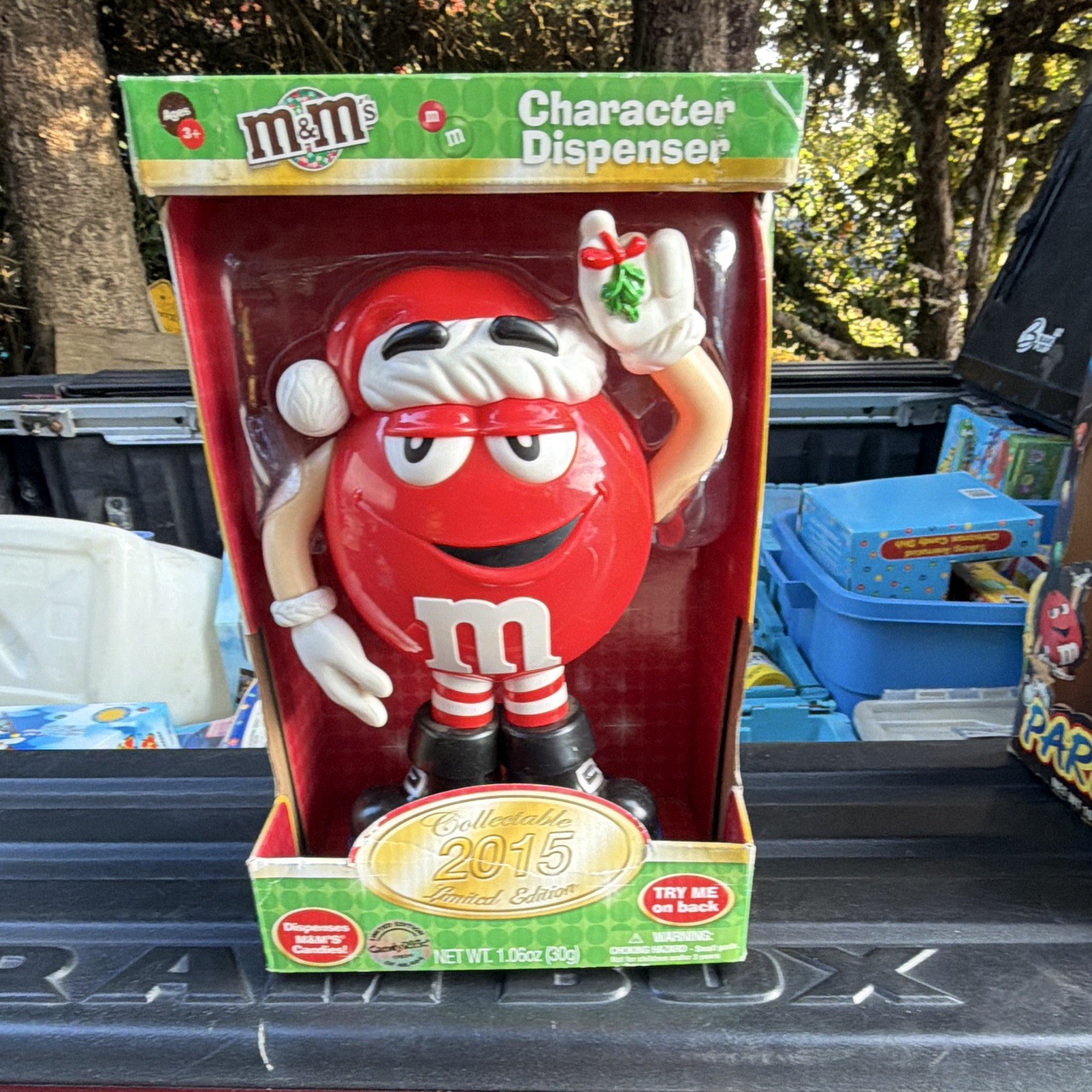 M&M\'s Red Character Candy Dispenser 2015 Original - Red White Black
