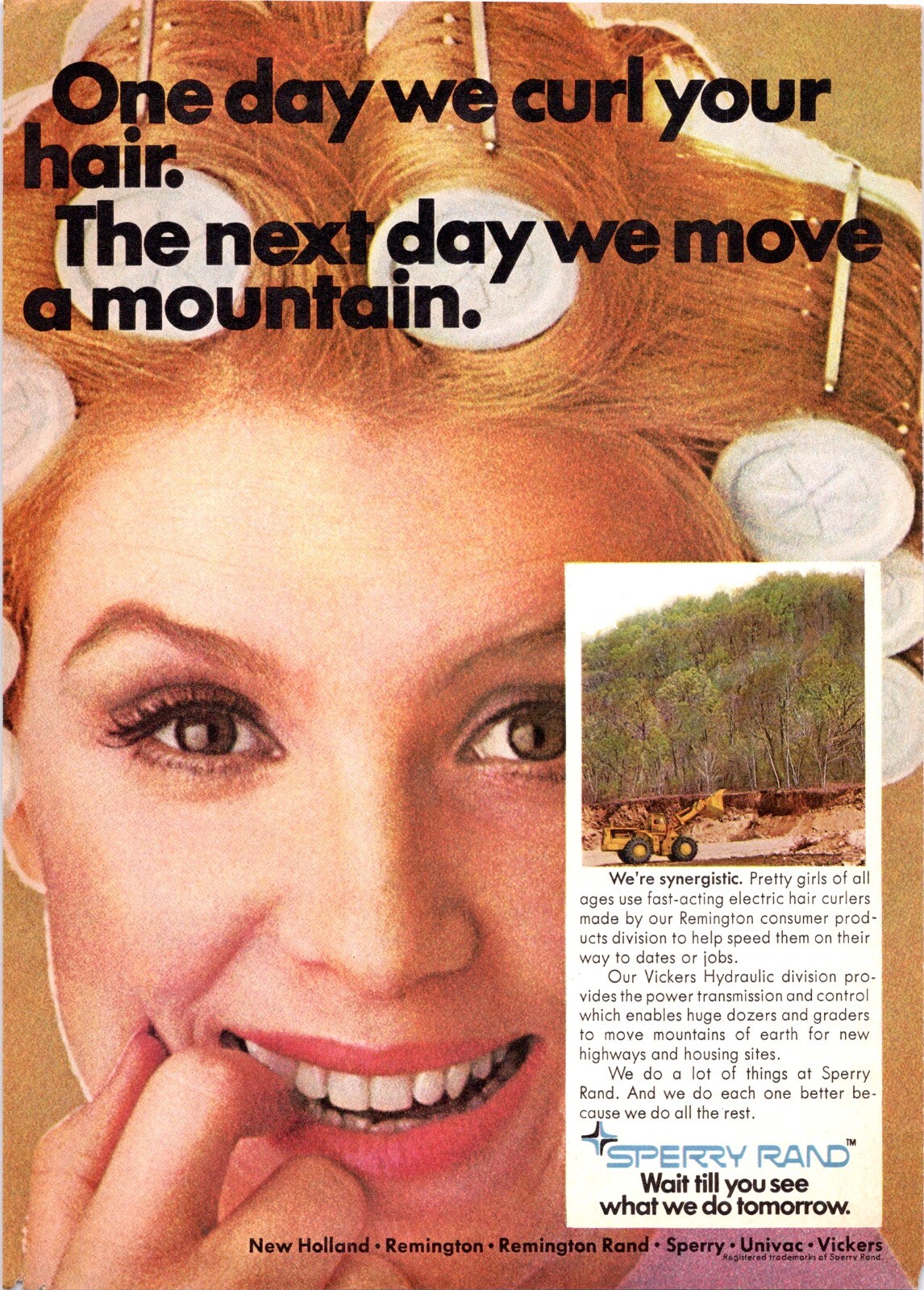 1969 • SPERRY RAND page print ad • 1960s ADS.04