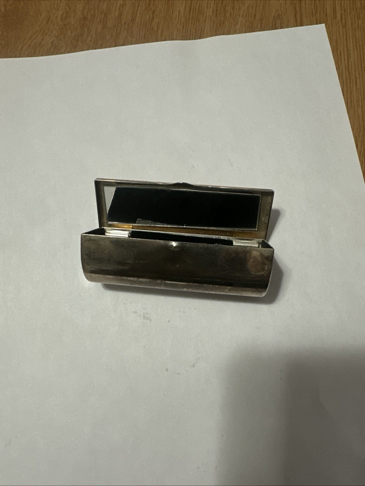 Vintage Sheridan Non Tarnish Silver Lipstick Holder 