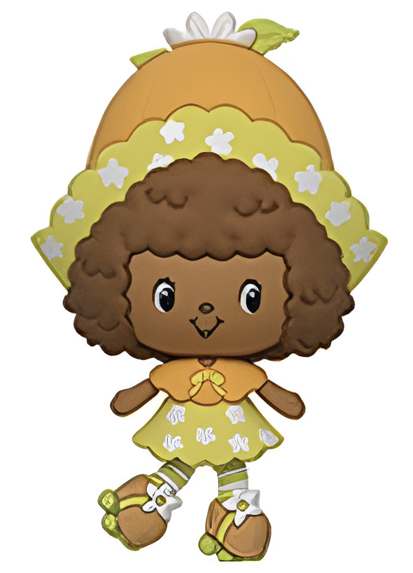 The World of Strawberry Shortcake Series 2 Figural Bag Clip Orange Blossom Skate