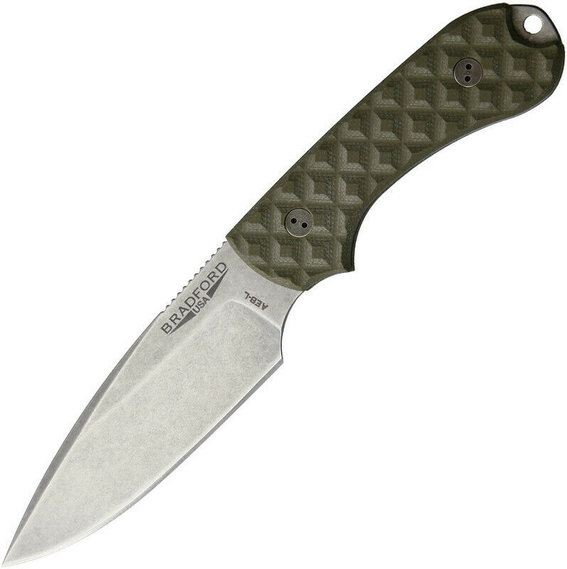 New Bradford Knives Guardian 3 OD Green 3FE-002-AEBL