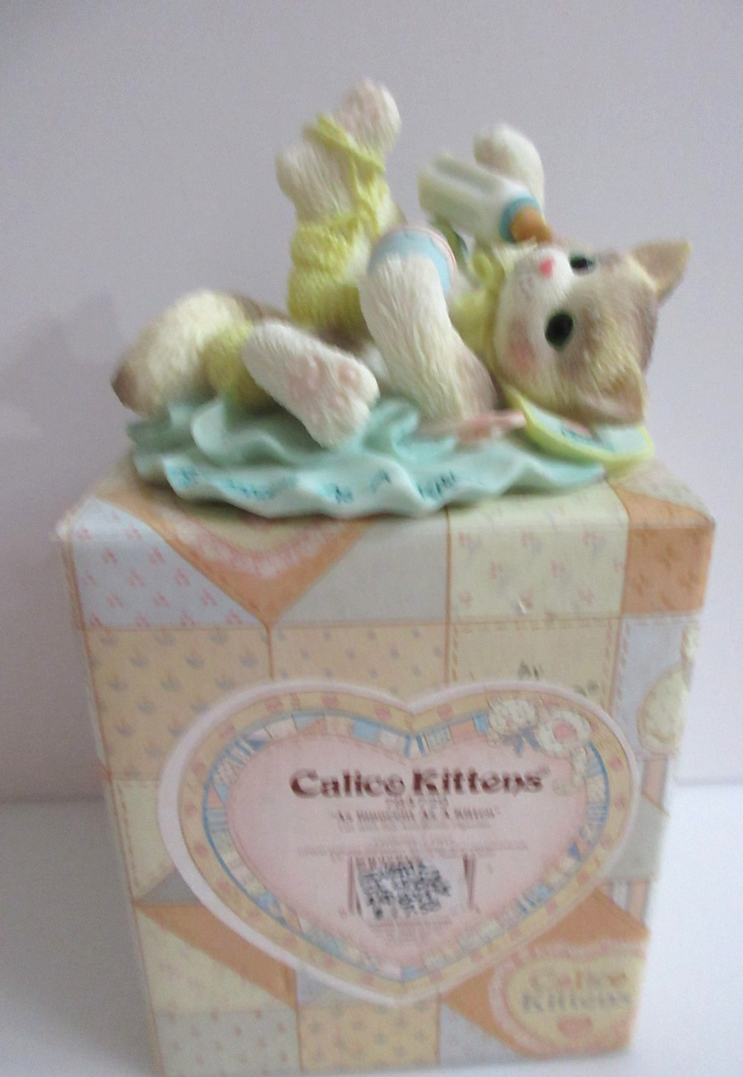 As Innocent As A Kitten 2000 Enesco Calico Kittens 784729 - Box