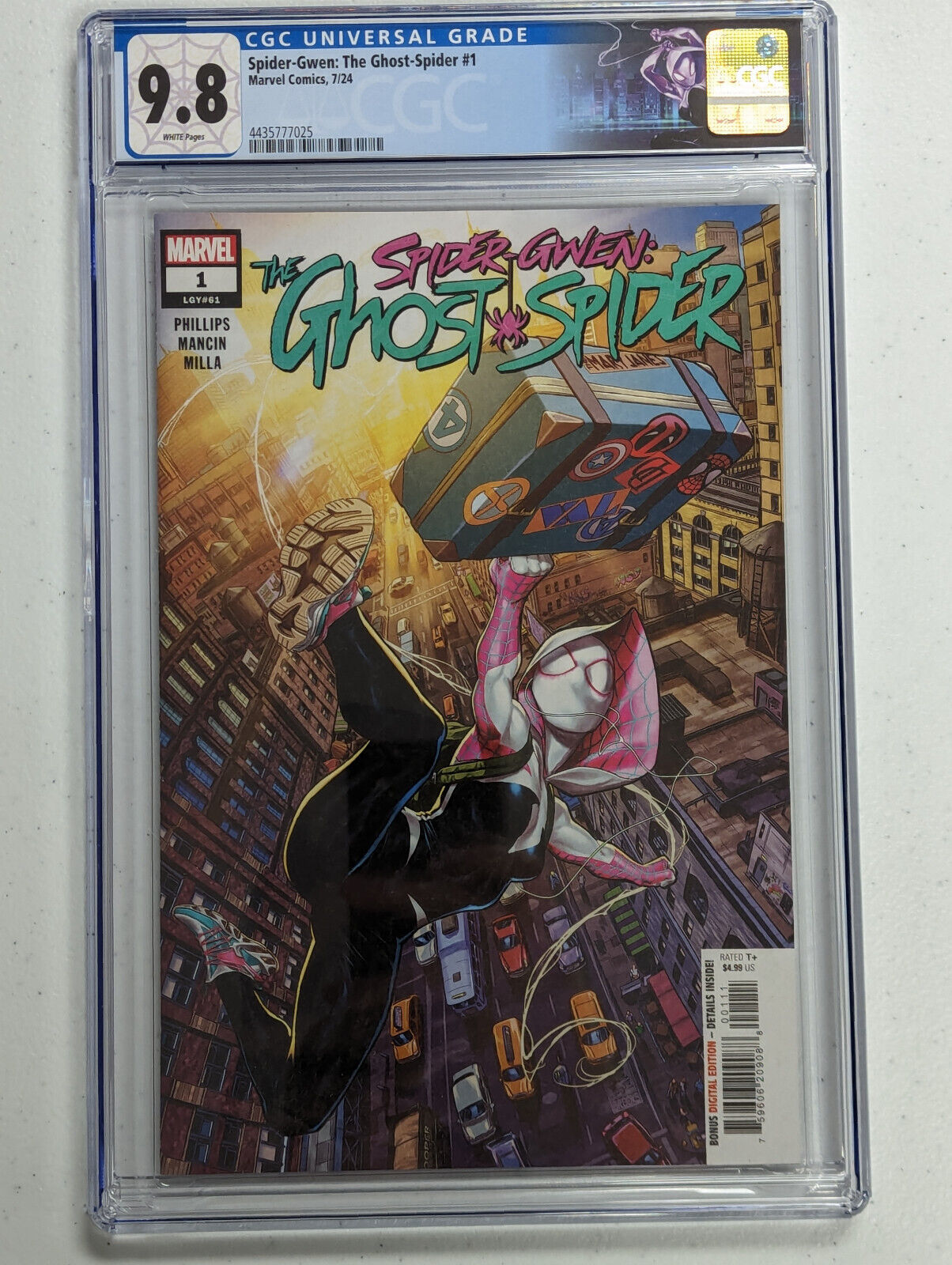 Marvel - Spider-Gwen: The Ghost Spider #1 - CGC 9.8 - 4 covers - IN HAND