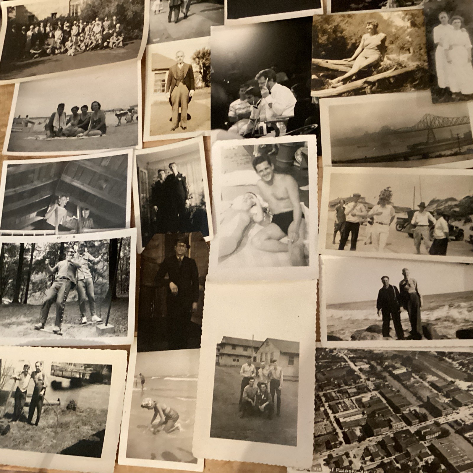 350 Great Vintage Antique Snapshots Photos Photographs Black White Lot
