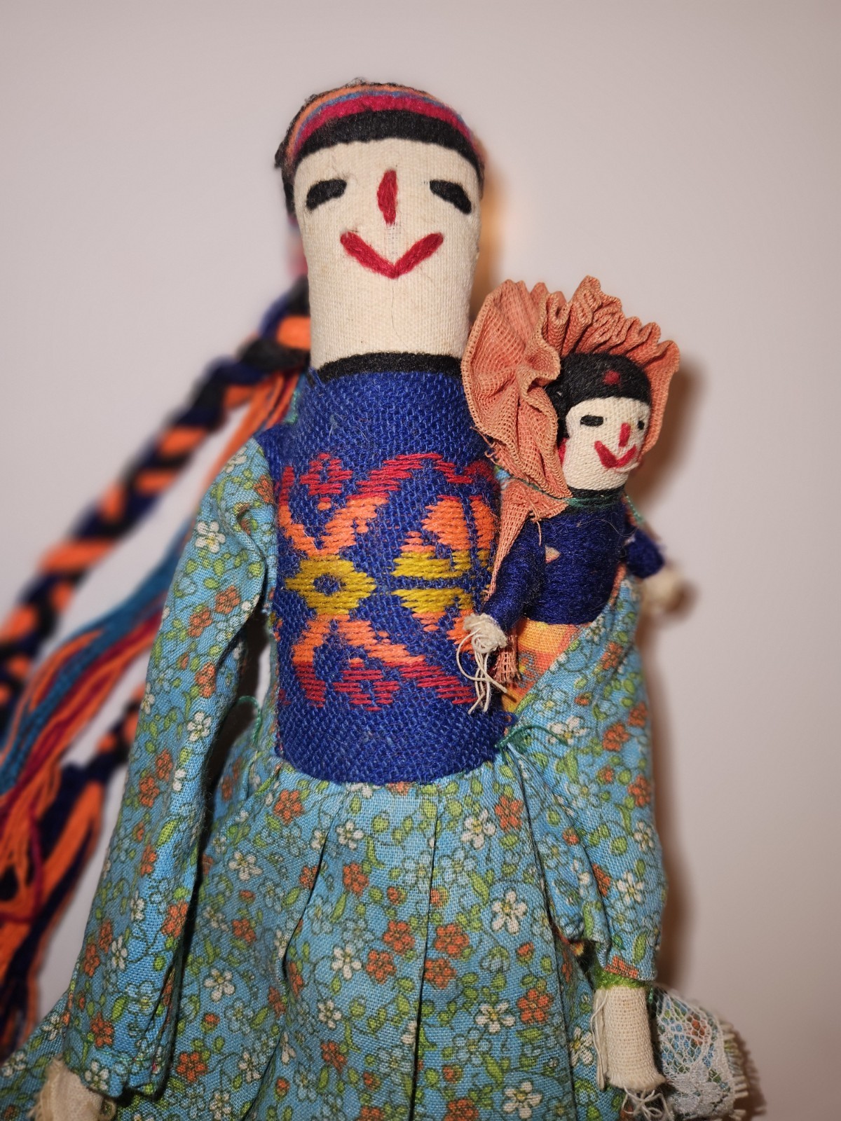 Vintage Purépecha Michoacán Rag Doll Vtg Mexican Folk Art. Mother/Baby Handmade. Vintage Purépecha Michoacán Rag Doll Vtg Mexican Folk Art. Mother/Baby Handmade.