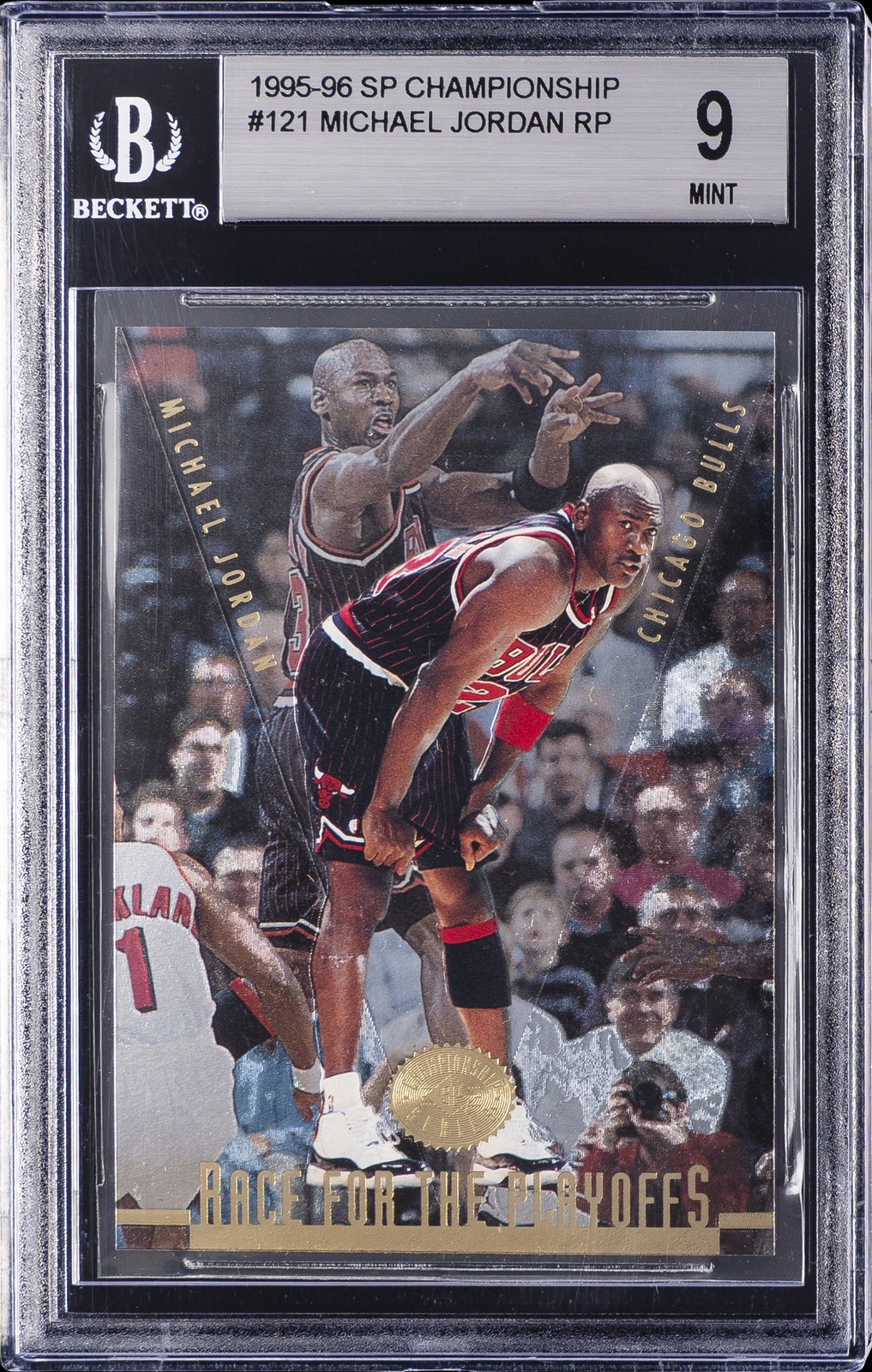 1995-96 SP CHAMPIONSHIP #121 MICHAEL JORDAN RP BGS 9