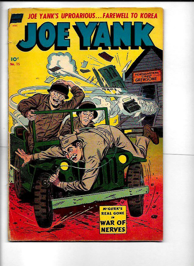 1954 Joe Yank # 15 Standard Comics Nice 1954 Joe Yank # 15 Standard Comics Nice