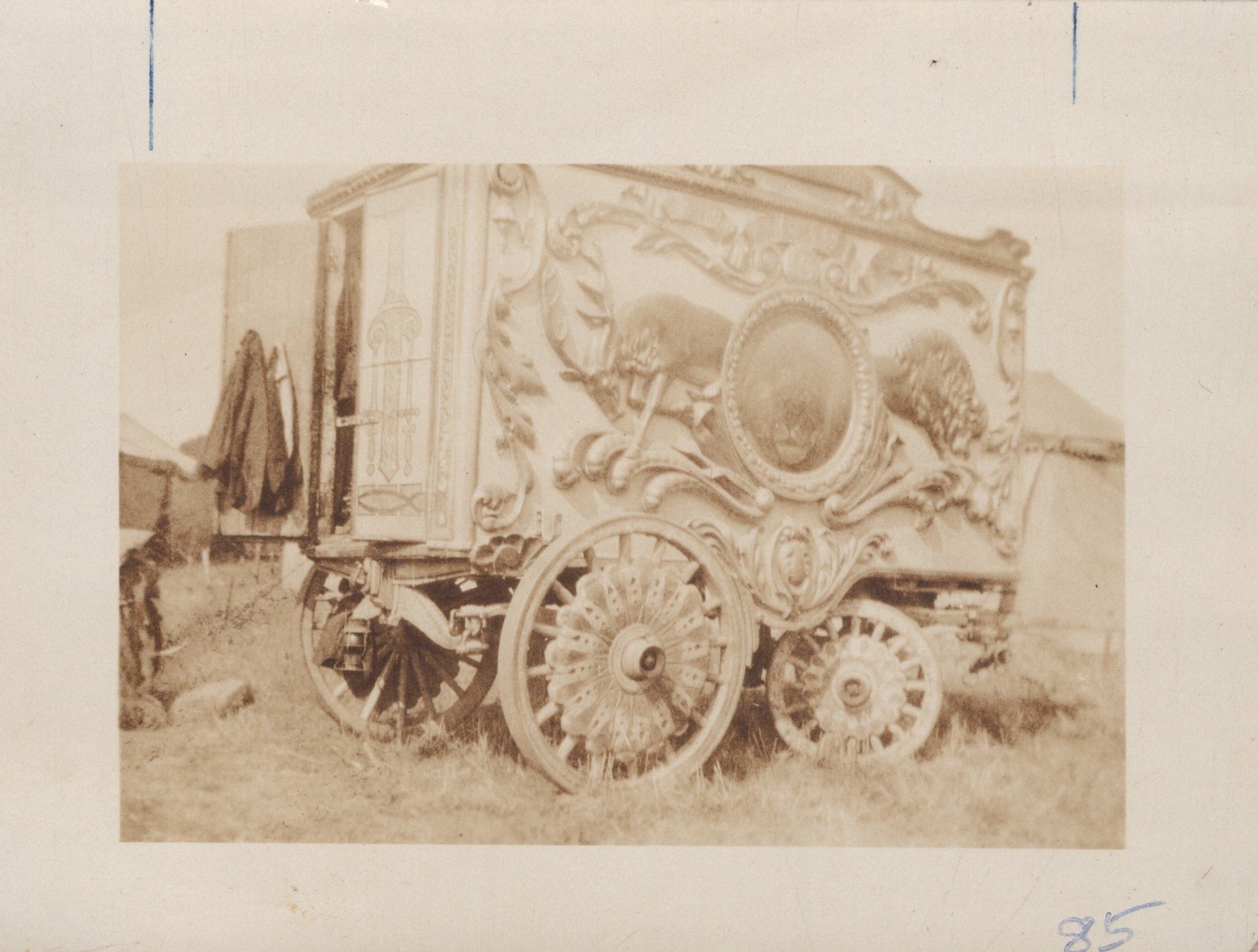 Hagenbeck-Wallace Circus Parade Wagon Bradbury 1923 - Original Photo