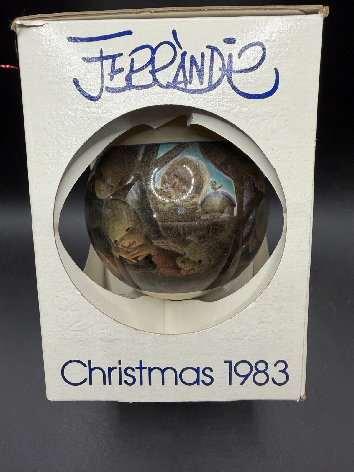 1983 SCHMID ANRI FERRANDIZ CHRISTMAS ORNAMENT \