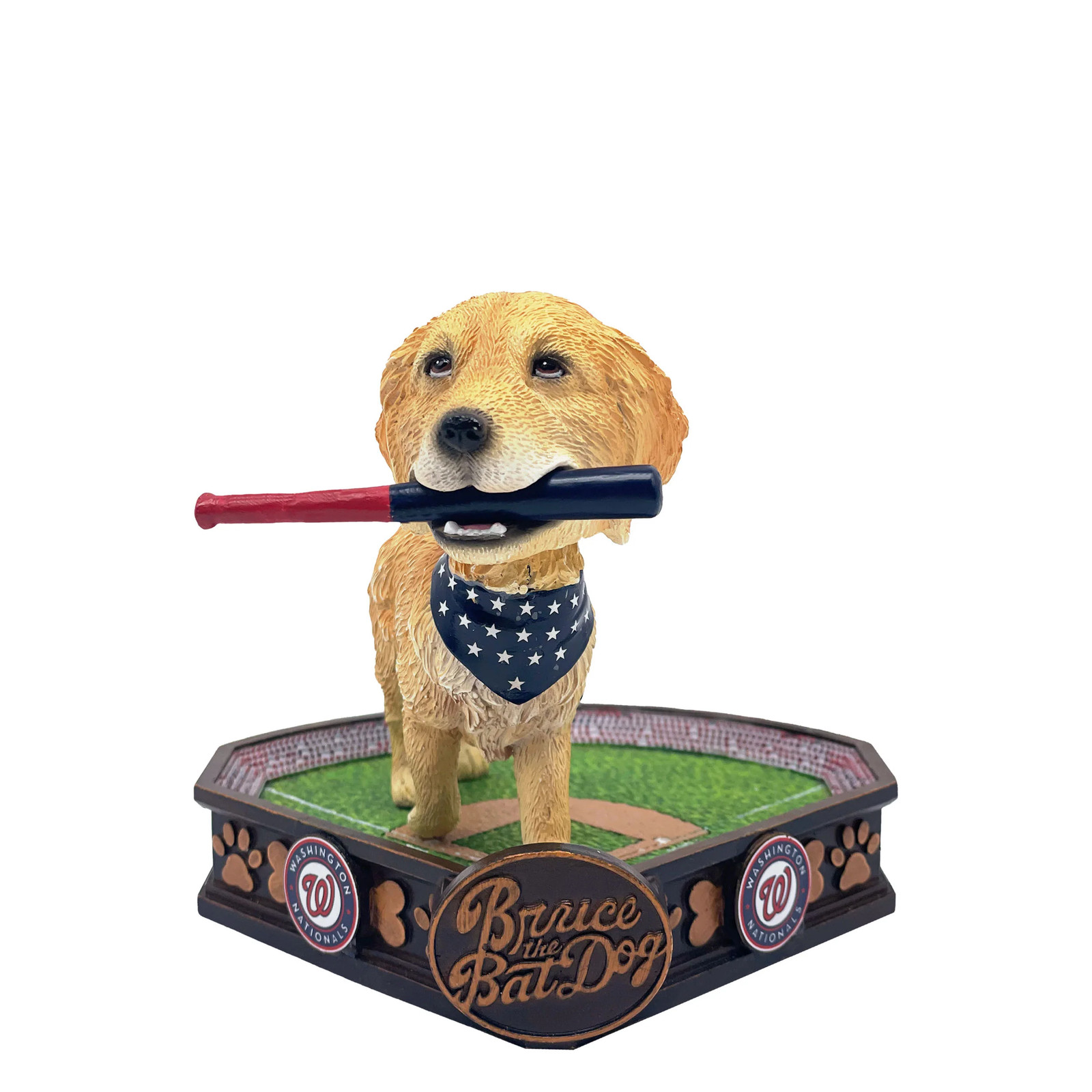 Bruce The Bat Dog Washington Nationals Welcome To The Show Bobblehead MLB