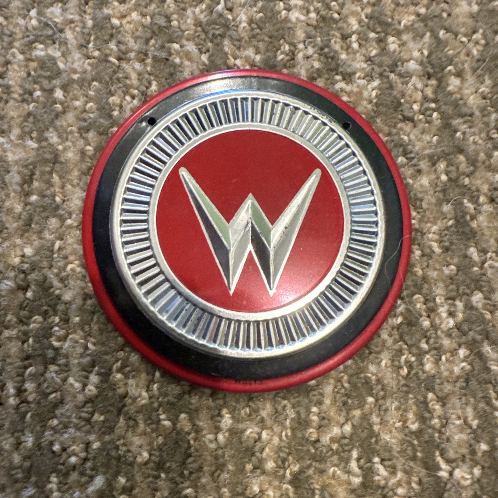 VTG 1950s Wheaties Cereal Premium WILLYS Car Emblem Badge Metal Plate