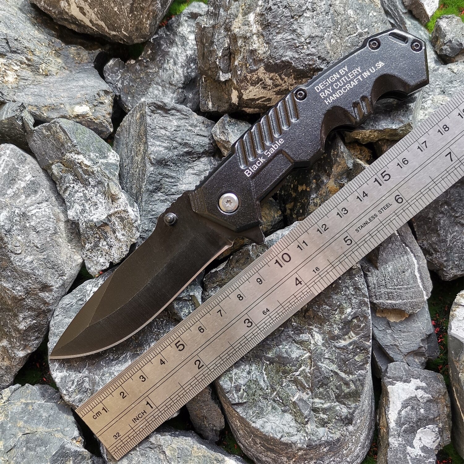 Outdoor Mountaineering Adventure Tactical Multi-Purpose Defense Folding Knife
