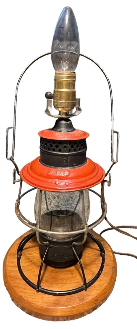 Adlake Reliable The Adams & Westlake Co. New York Chicago Lantern Table Lamp