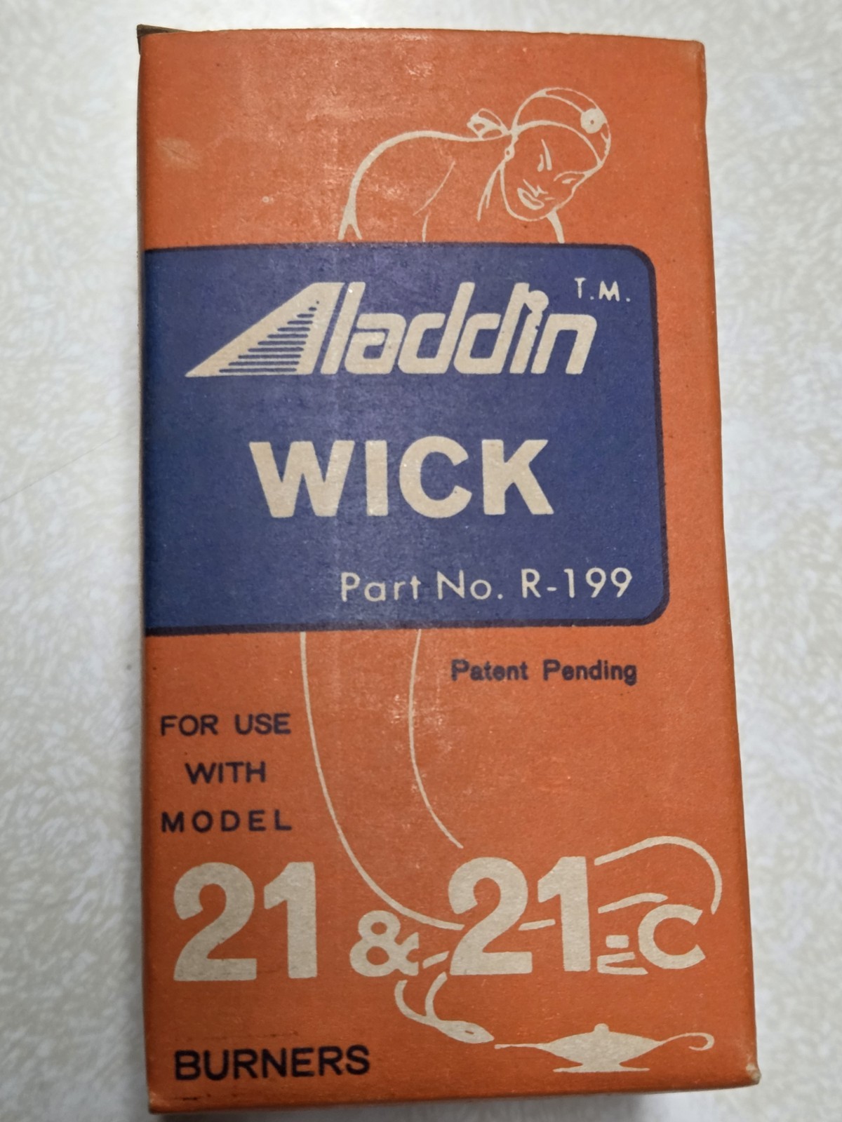 Vintage Aladdin Wick Part #R-199 Model 21 & 21c New Old Stock 