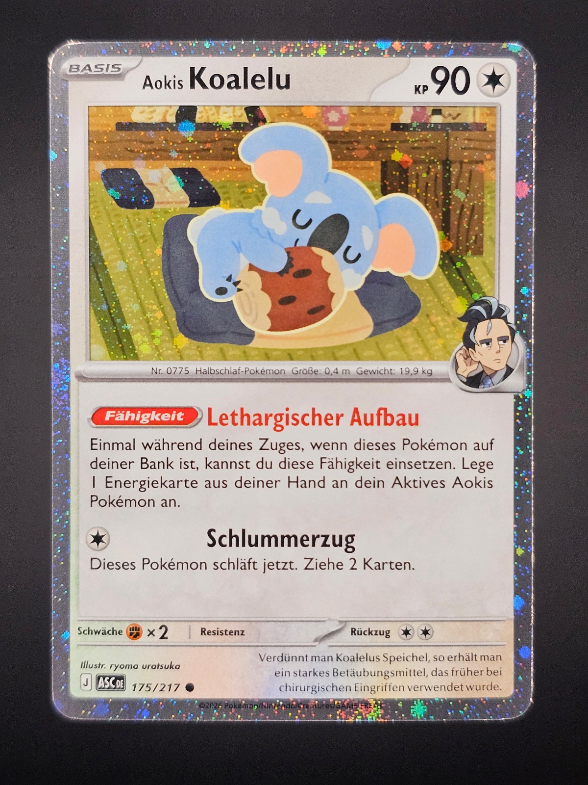 Pokemon Card - Aokis Koalelu 175/217 - Cosmo Holo - Sublime Heroes - EN-NM