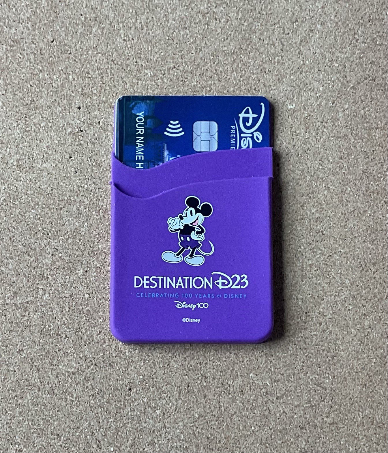 2023 Disney Mickey Mouse Destination D D23 Event Card Holder New Unused