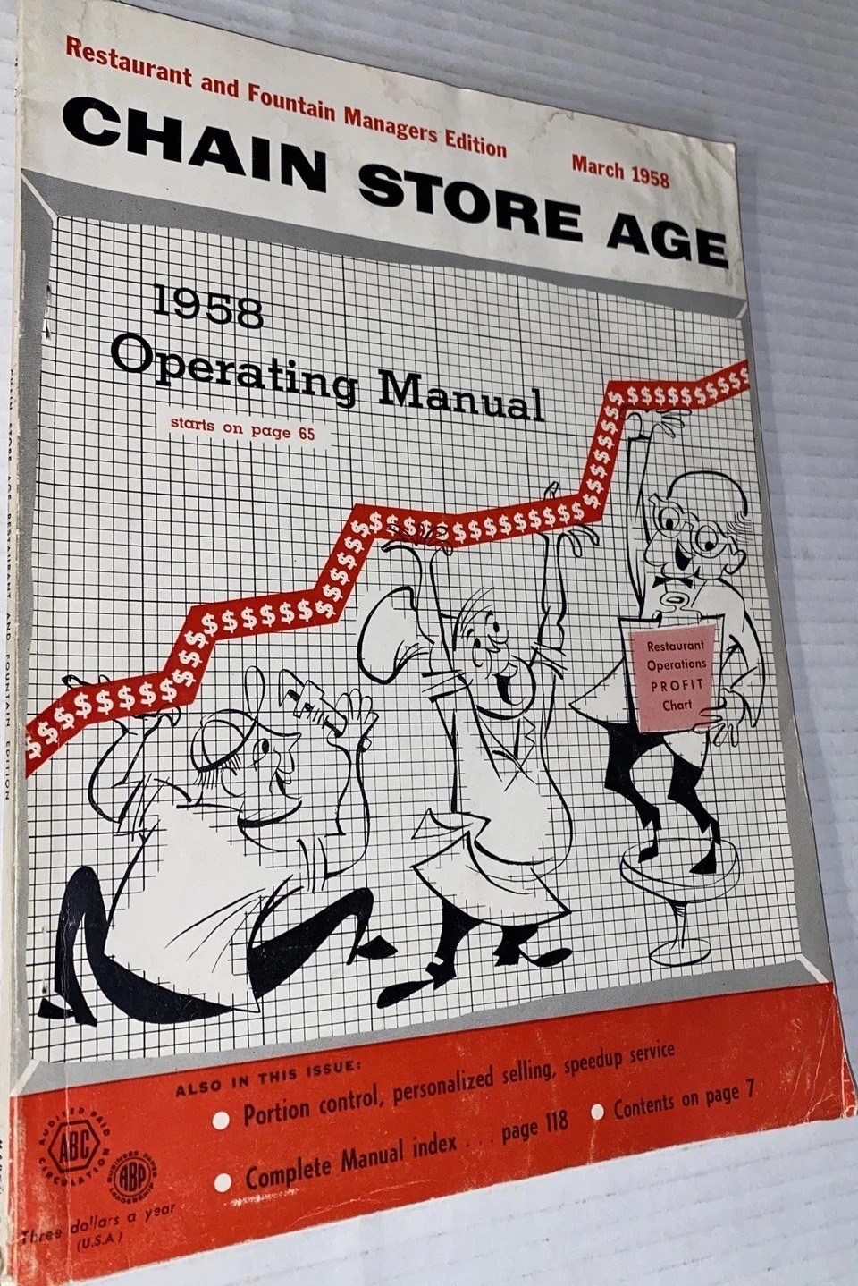 VTG 1950s Chain Store Age Trade Magazine Nehi Campbells Crush Hires ADS MCM prop