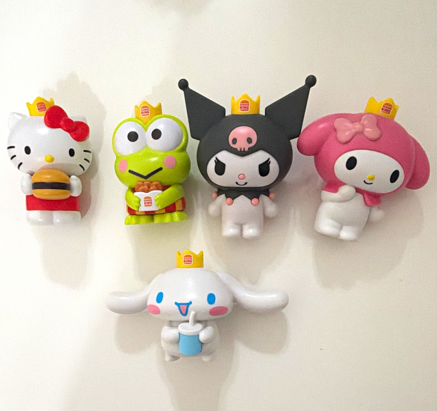 5 Burger King Sanrio Plastic Figurine Lot 5 Hello Kitty Keroppi Kuromi 5 Burger King Sanrio Plastic Figurine Lot 5 Hello Kitty Keroppi Kuromi