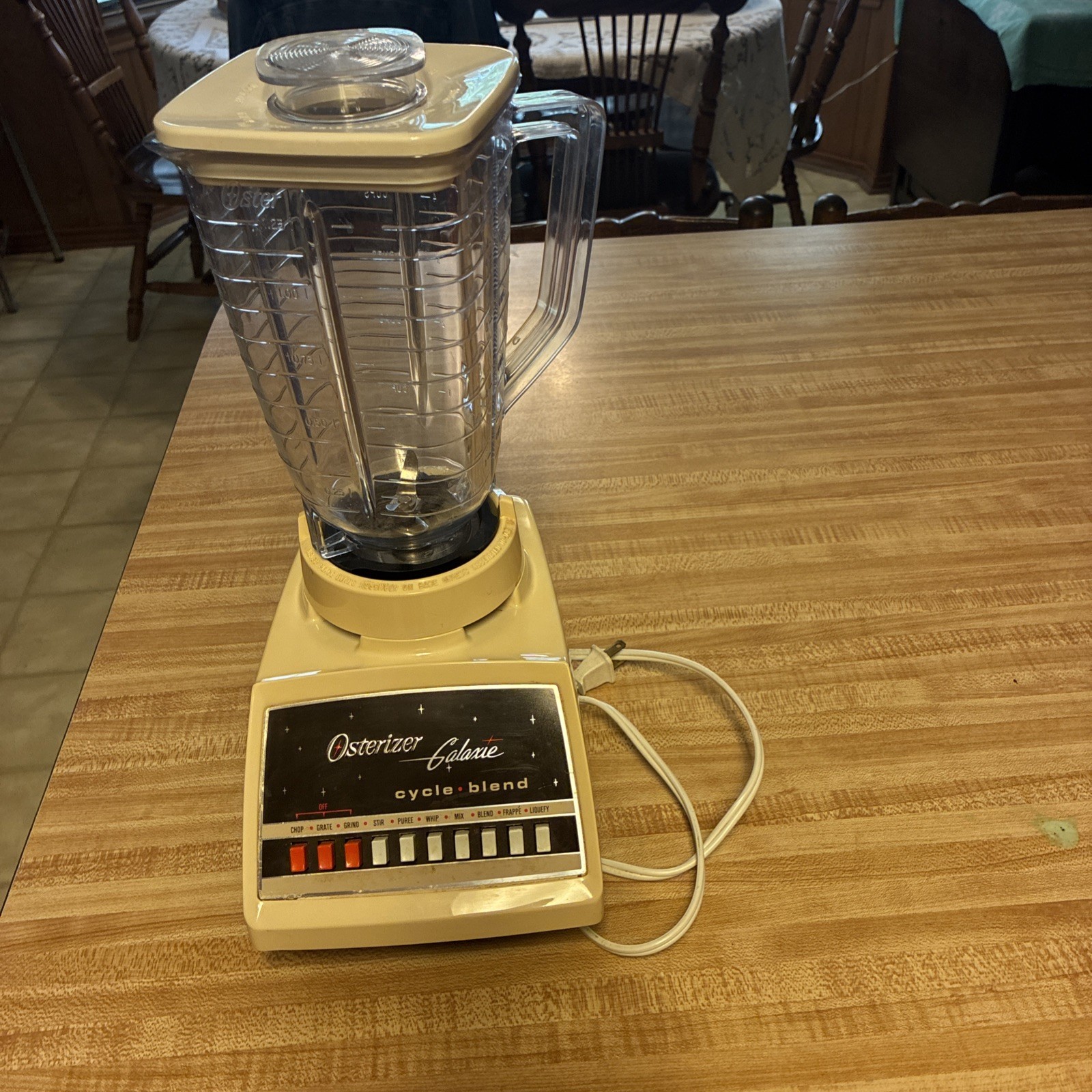 TESTED & WORKING Vintage Working Osterizer Cycle • Blend 10 Pulse Matic Blender