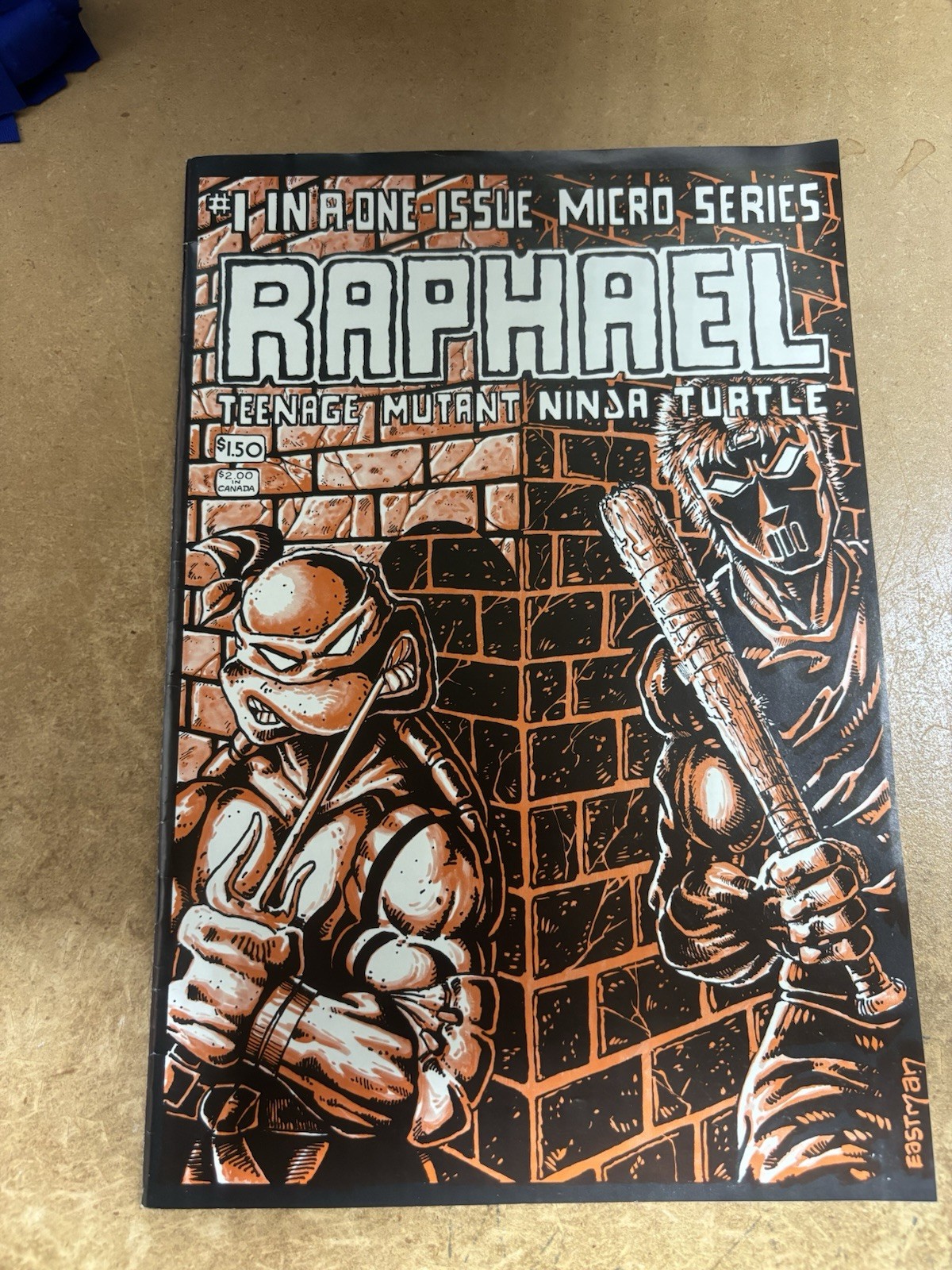Raphael #1 1985 FIRST PRINT TMNT Teenage Mutant Ninja Turtles 1st Casey Jones