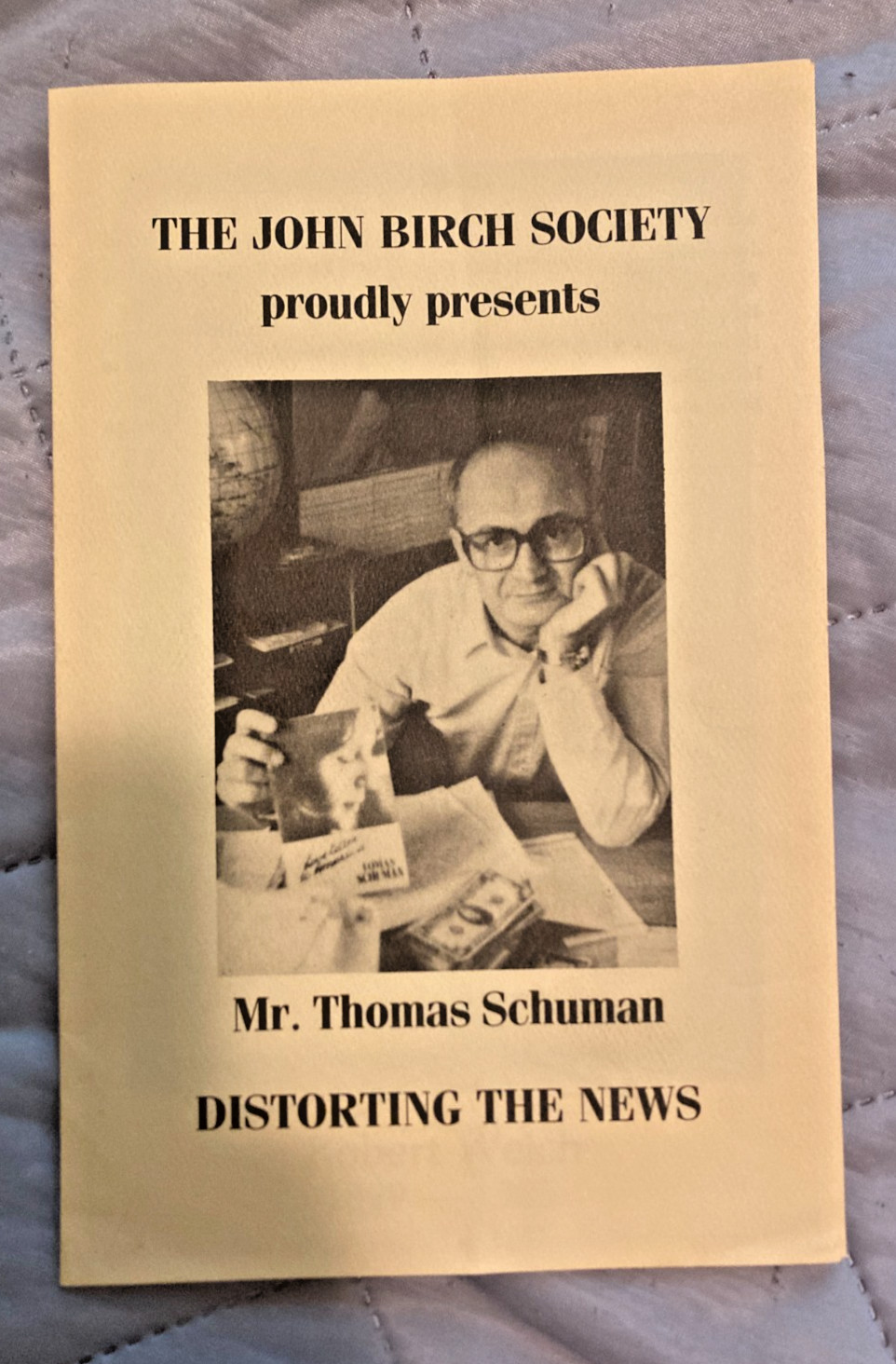 Vintage John Birch Society Thomas Schuman \