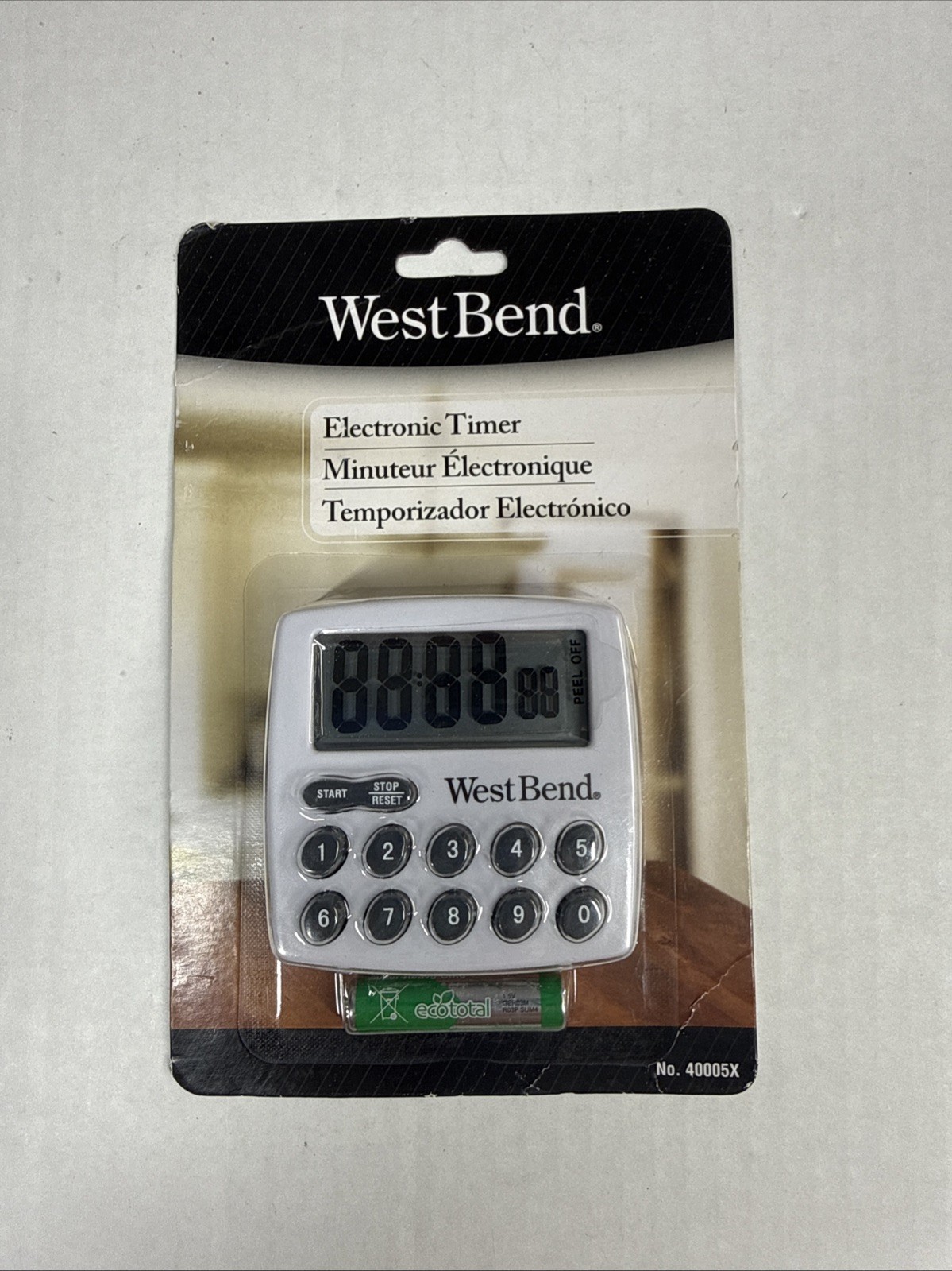 BRAND NEW West Bend 40005X Electronic Triple Timer and Clock