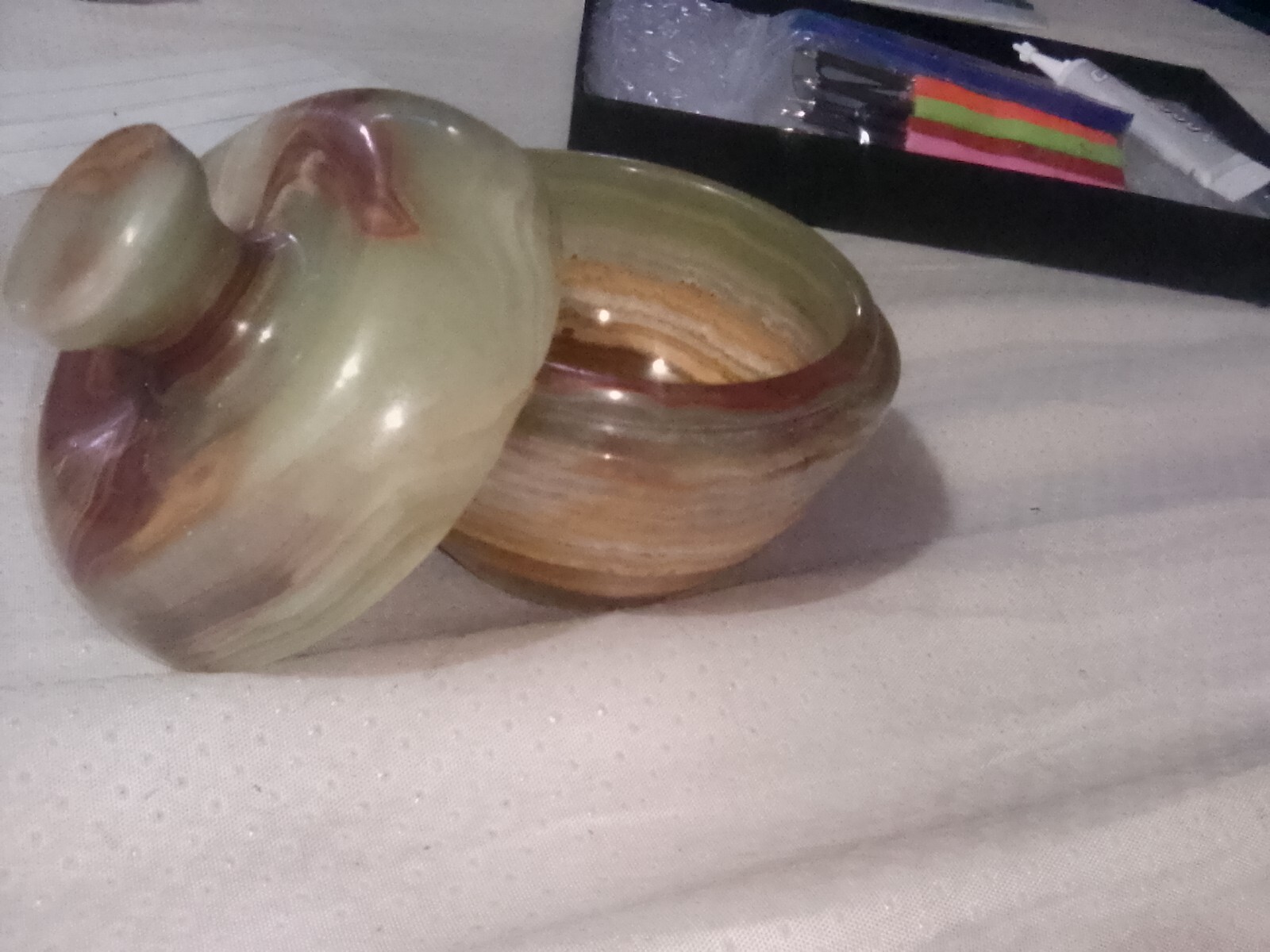 AAA+ Very Beautiful Grade Quality Natural Onyx Jar