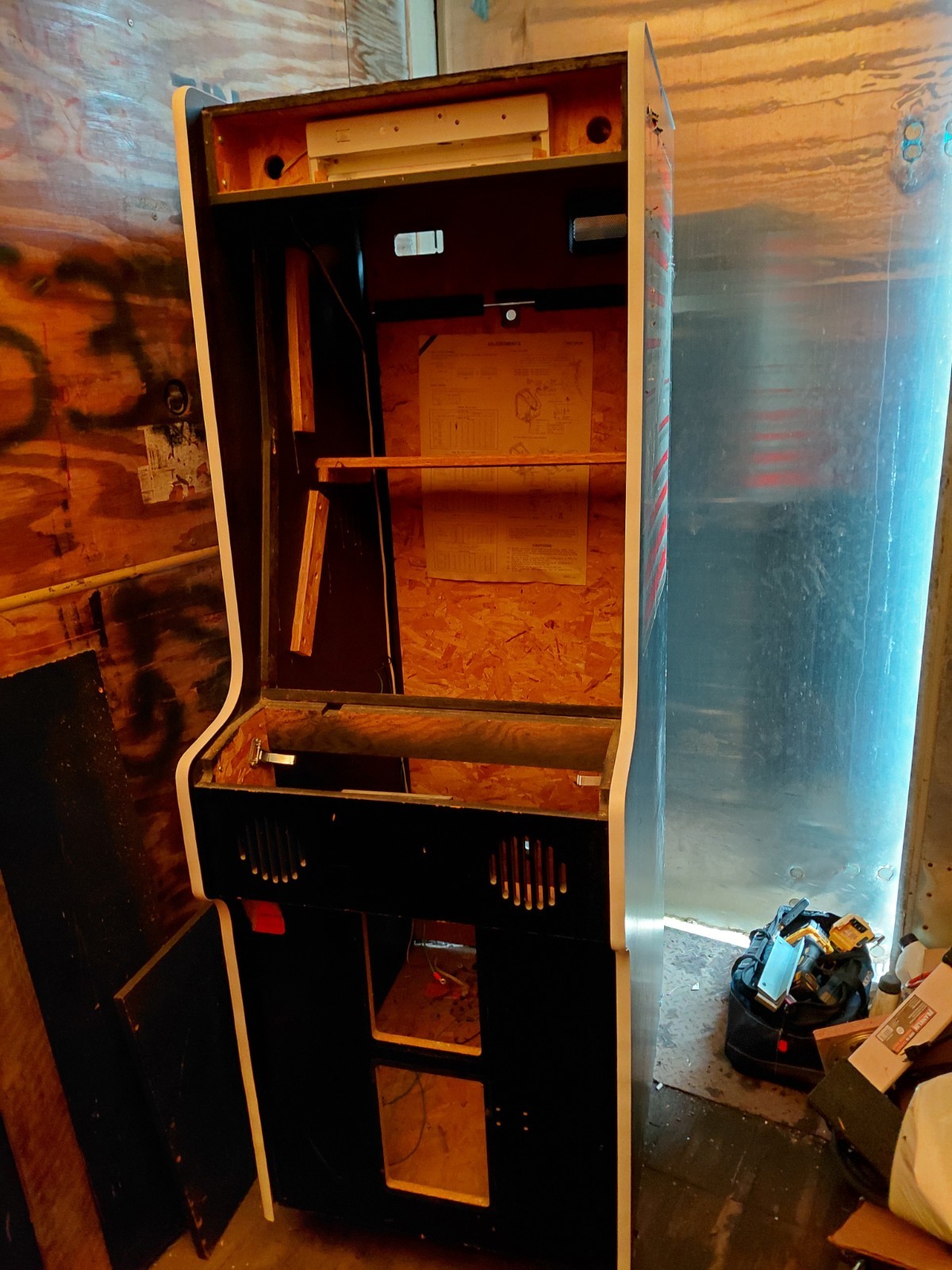 Empty Nintendo Playchoice 10 Duel Monitor Arcade Cabinet