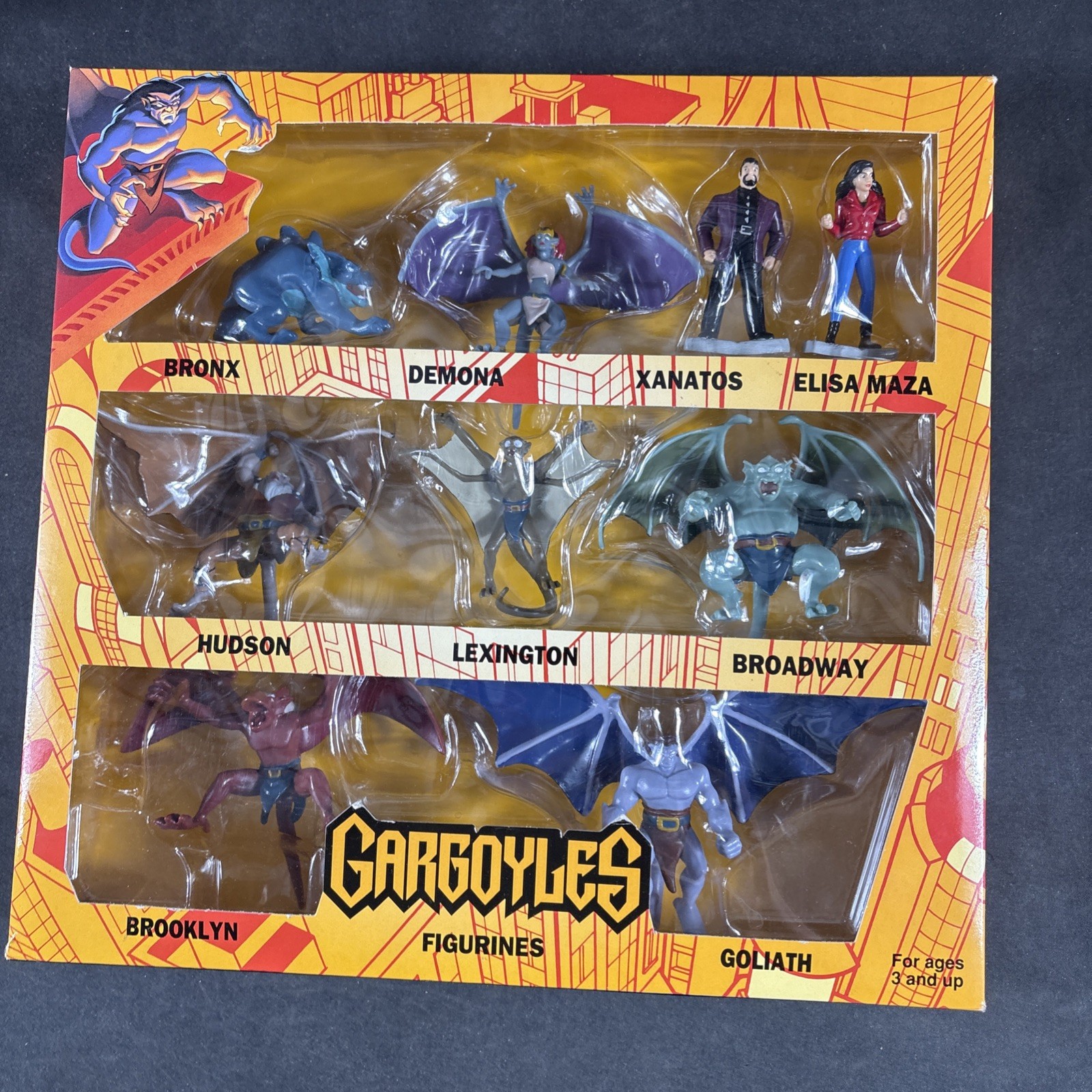 GARGOYLES FIGURINES PVC APPLAUSE DISNEY VINTAGE NEW RARE BIRD GOLIATH LEXINGTON GARGOYLES FIGURINES PVC APPLAUSE DISNEY VINTAGE NEW RARE BIRD GOLIATH LEXINGTON