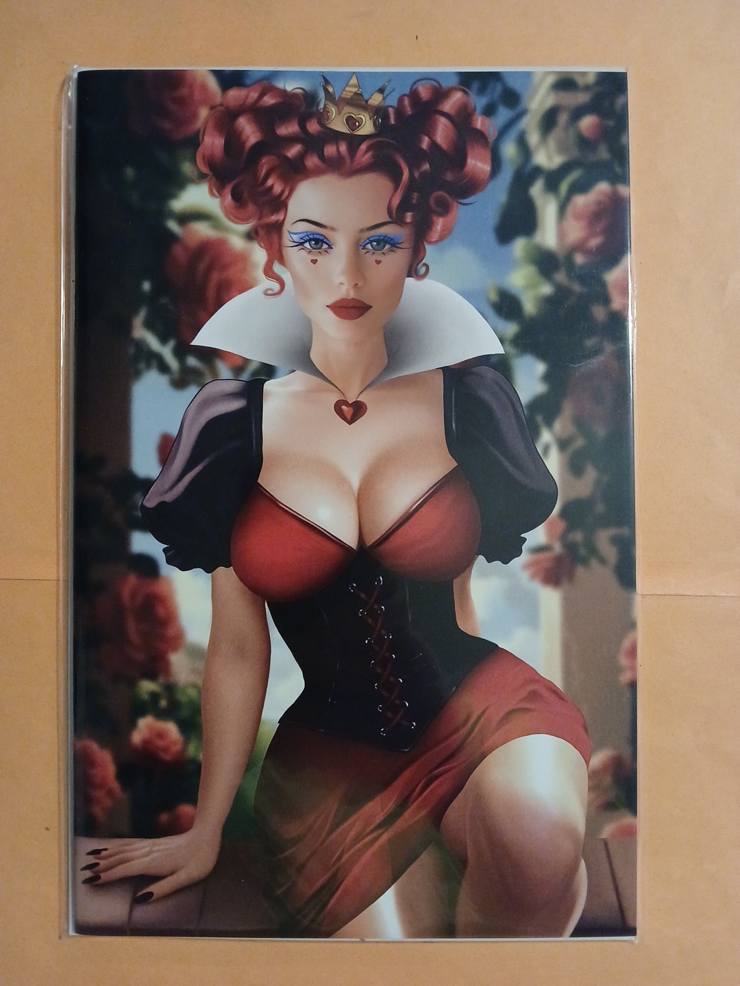 M House Melindas Comics Queen Of Hearts Wonderland Nice VIRGIN Variant NM+