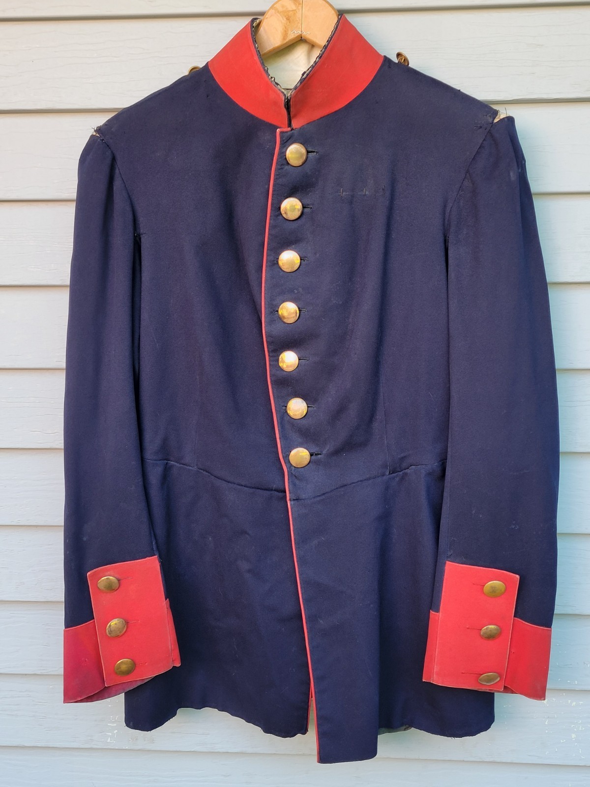 Original Pre-WWI Imperial German Prussian Waffenrock Tunic Costume House Marked