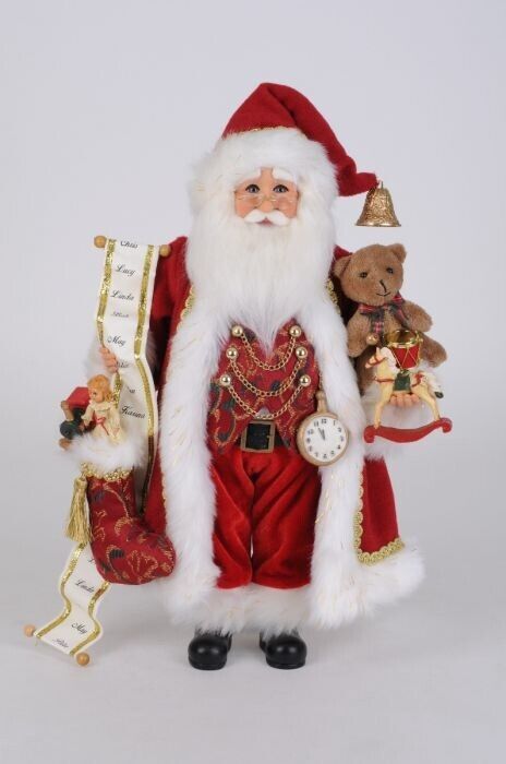Karen Didion Originals The Time For Christmas Santa New cc16-128