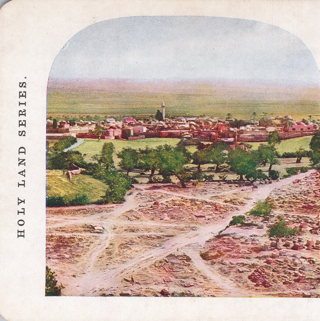 1904 StereoView Card Arimathea Ramleh Plain Of Sharon T W Ingersoll