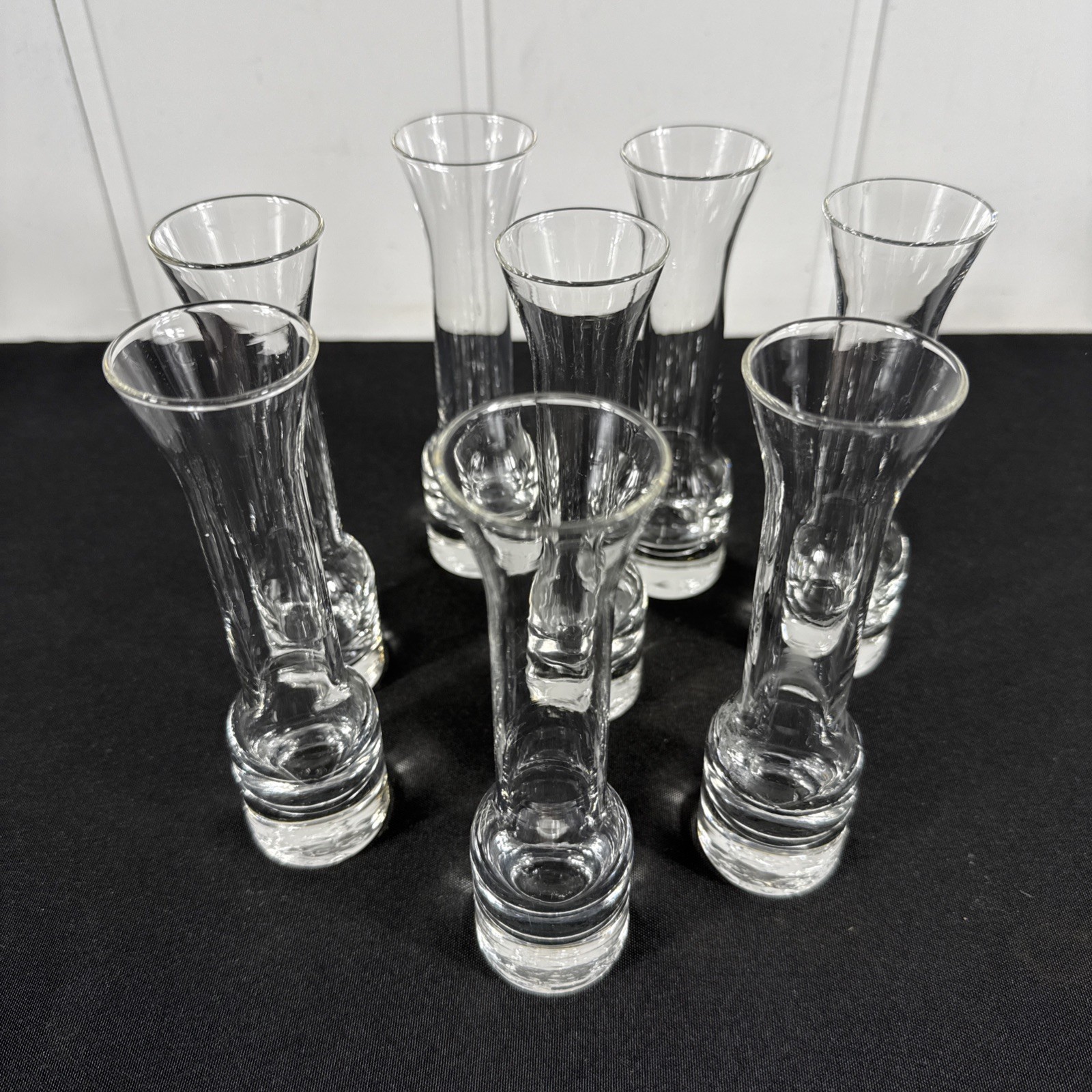 Unique Tall Shot Glasses Set Of 8 - 5 1/2 Inch