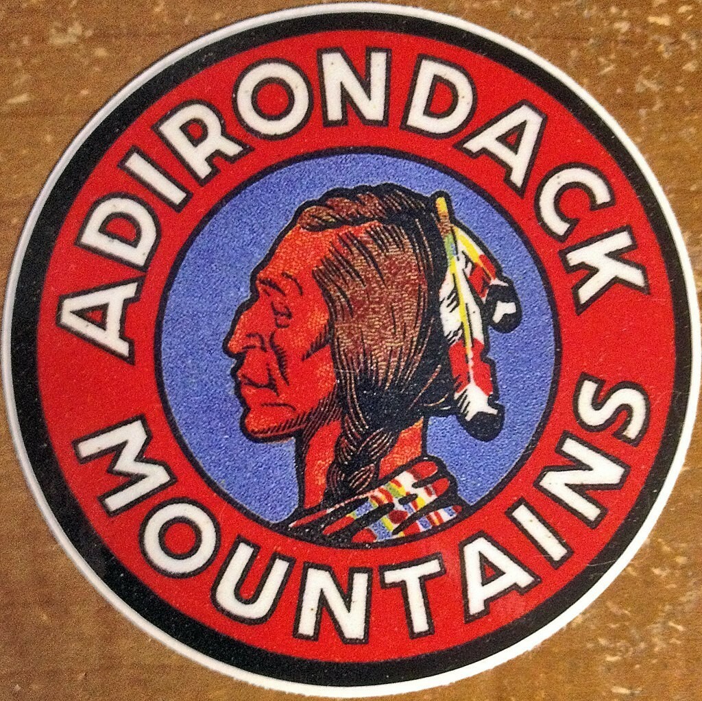 1950's Adirondack Travel Decal Reproduction, 3” Vinyl Sticker